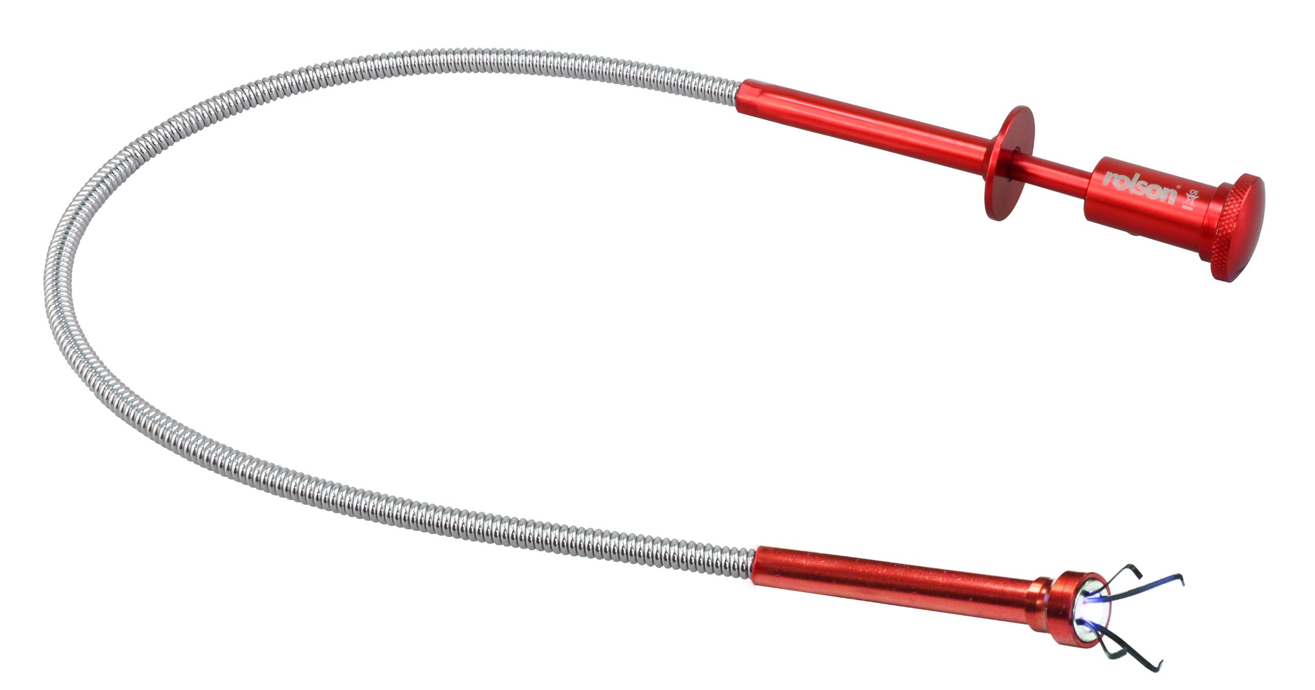 LED Claw and Magnetic Pick Up Tool - Heavy Duty Retrieval Tool for Mechanics, Electricians & DIY - Perfect for Dropped Screws, Nuts, Bolts in Hard-to-Reach Places