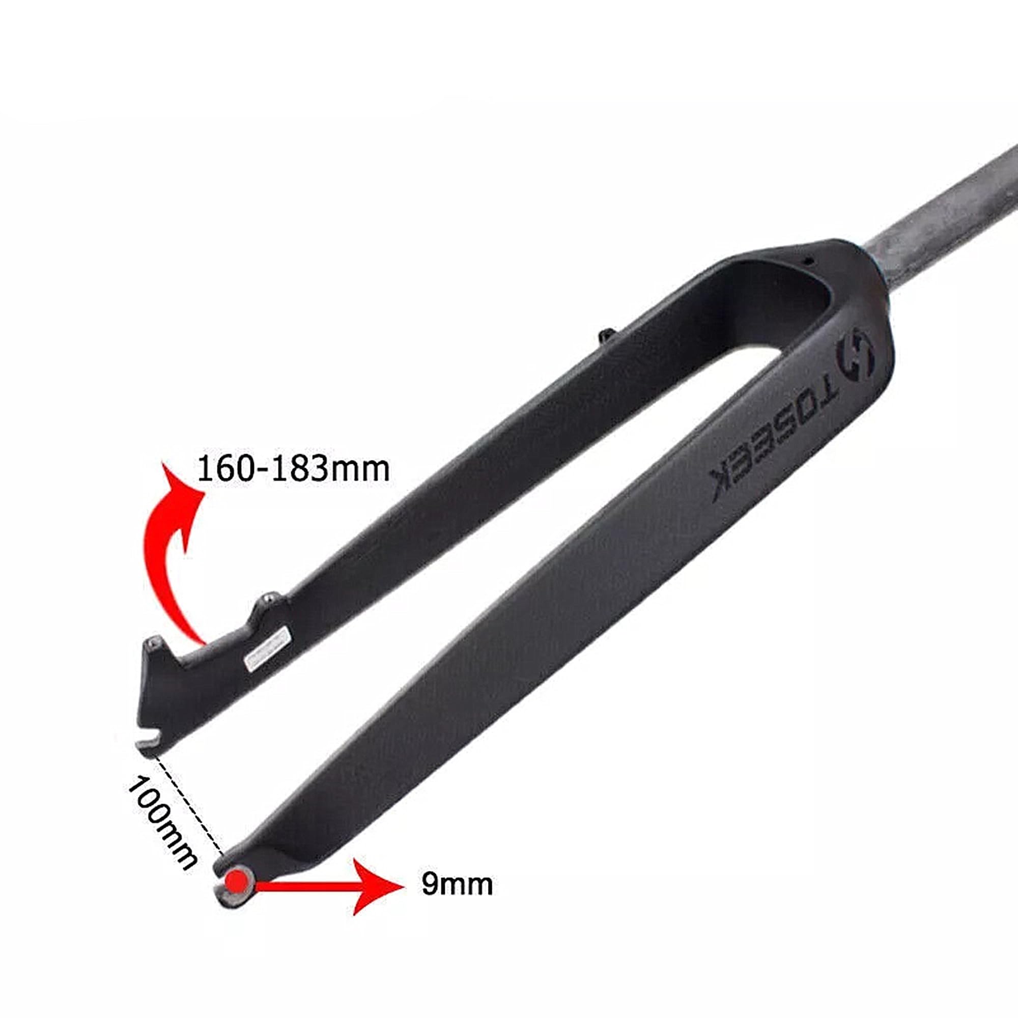 BestParts Full Carbon MTB Front Fork - 1-1/8