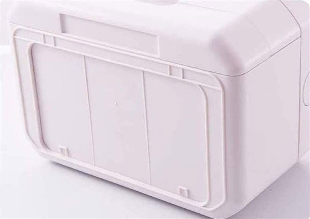 Portable Makeup Organizer - Waterproof Cosmetic Storage Case with Dustproof Design | Skincare & Beauty Display Organizer for Bathroom Countertop, Bedroom Vanity Dresser, Travel (White)