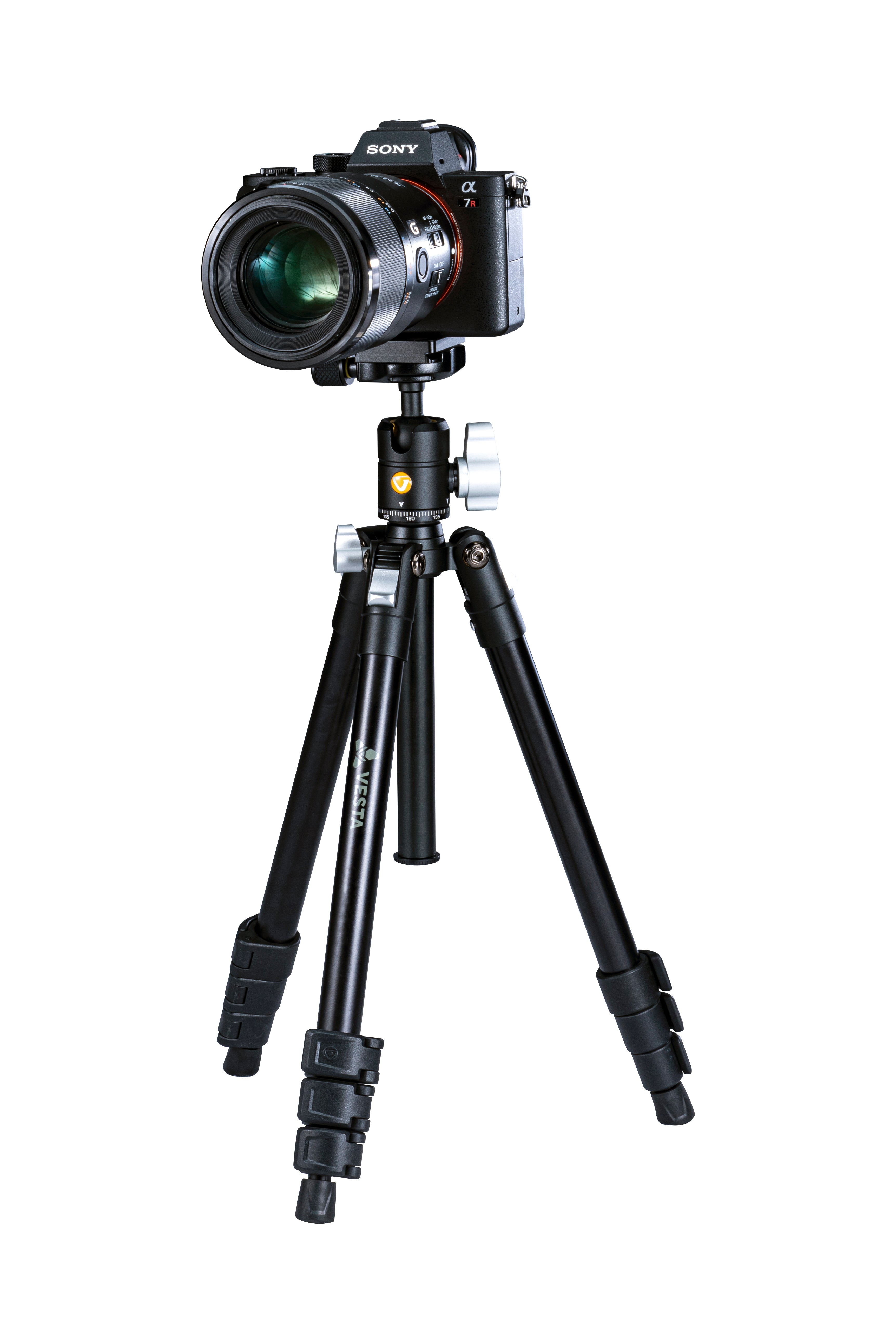 Vesta FB 204ABS Lightweight Aluminum Camera Tripod Stand - Professional Photography, Video Shooting, Live Streaming & Outdoor Travel Use