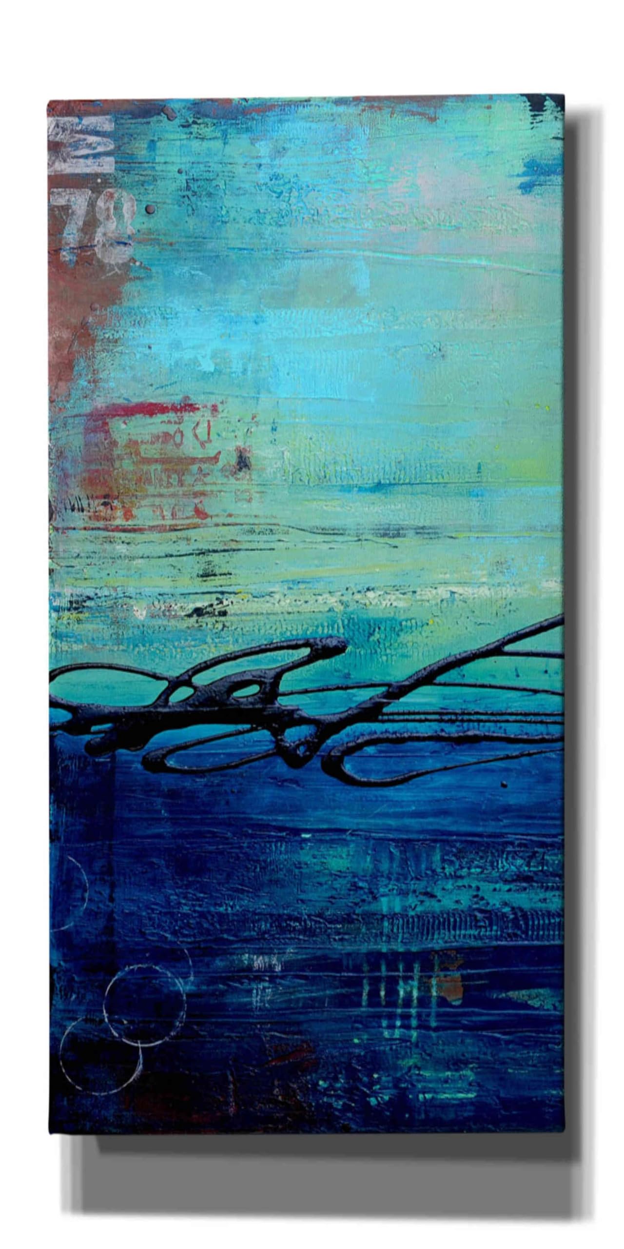 Epic Graffiti 'Venice Beach I' by Erin Ashley - 20x40 Inch Canvas Wall Art for Living Room, Bedroom & Office Decor - Modern Urban Street Art Painting