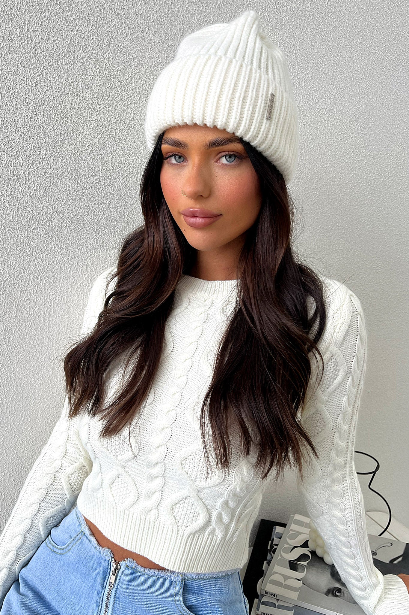 Luna Beanie Hat for Women & Men - Soft Winter Knit Beanie - Warm Fleece Lined Skull Cap - Perfect for Skiing, Snowboarding & Outdoor Activities
