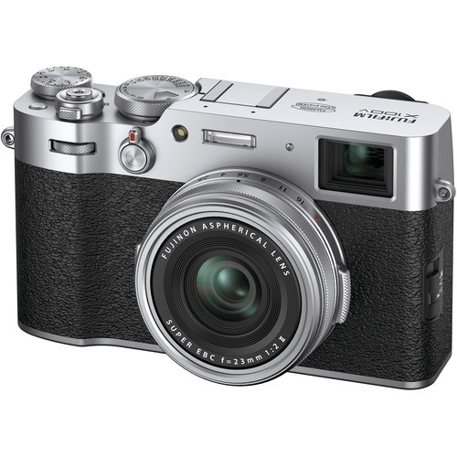 FUJIFILM X100V 26.1MP Digital Camera with 23mm F2 Lens - Silver | Compact Mirrorless Camera for Street Photography, Travel & Vlogging | 4K Video & Advanced Hybrid Viewfinder