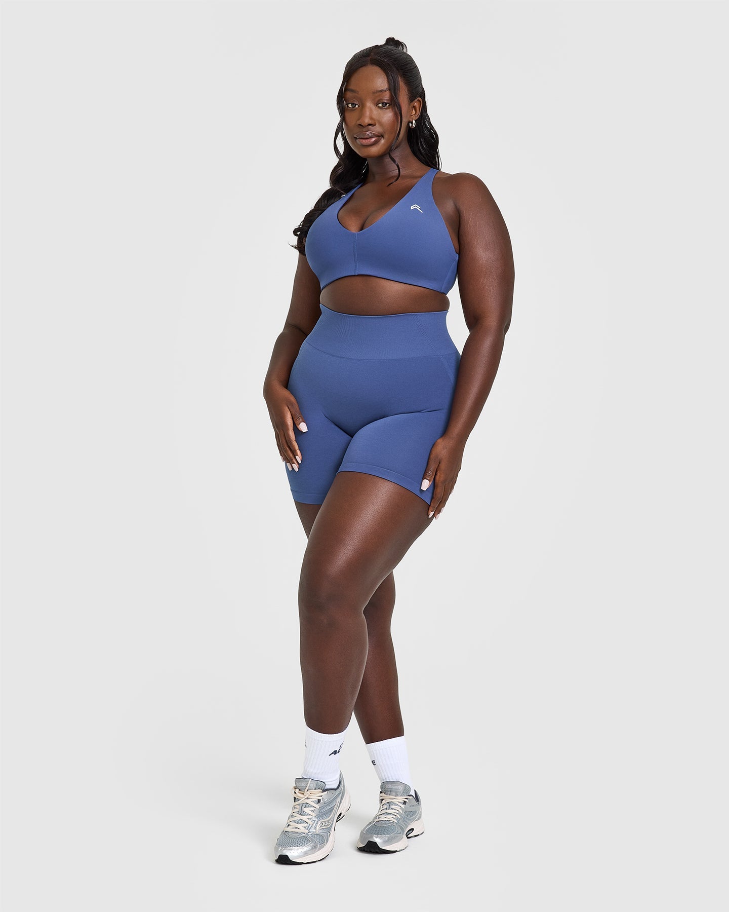 Seamless Micro Bralette for Women - Shadow Blue | Comfortable Wireless Bra for Yoga, Lounge & Everyday Wear