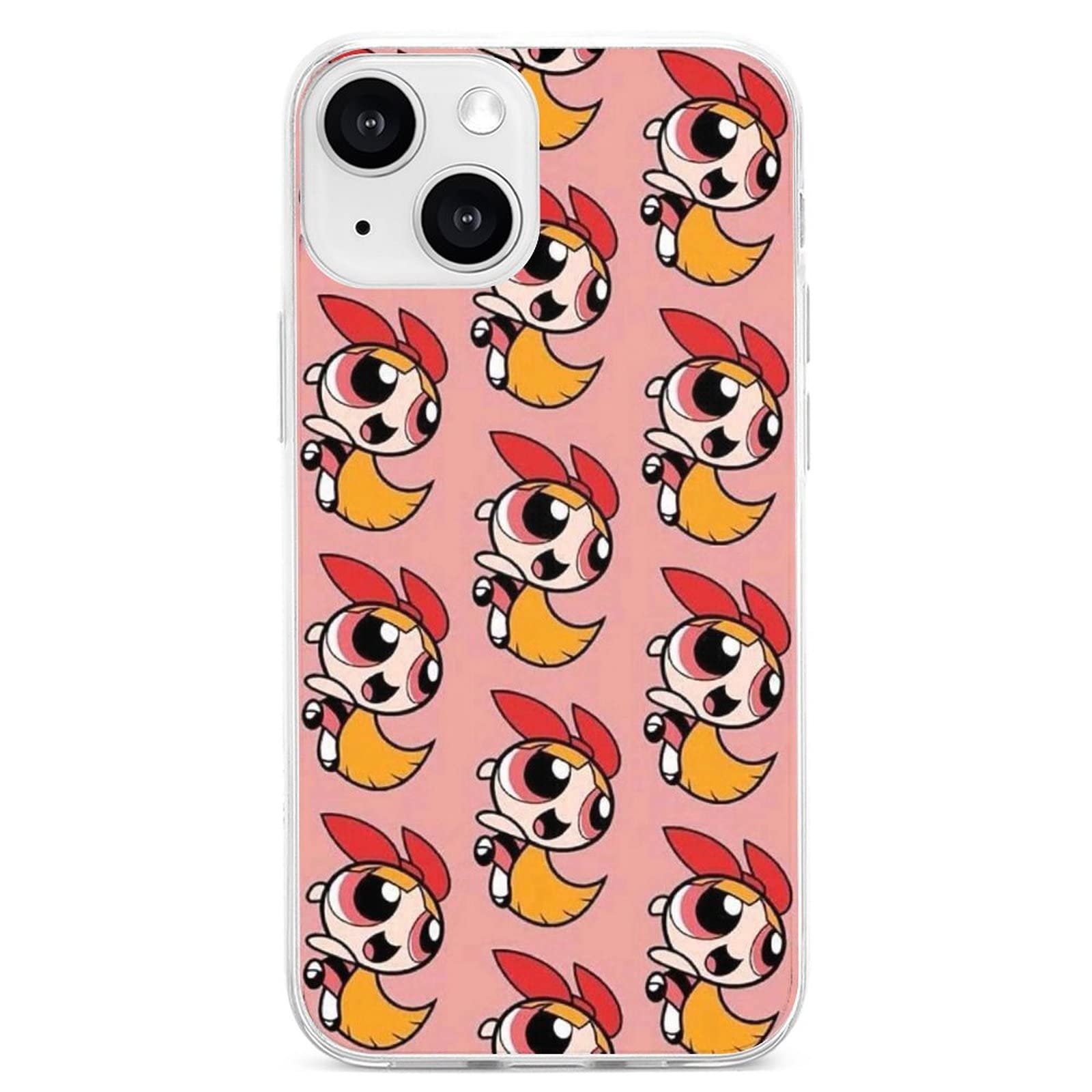 LILIY iPhone 13 Anime Powerpuff Girls Shockproof Protective Phone Case - Slim Thin Fit Cover Compatible with iPhone 13 Series - Perfect for School, Work & Everyday Use