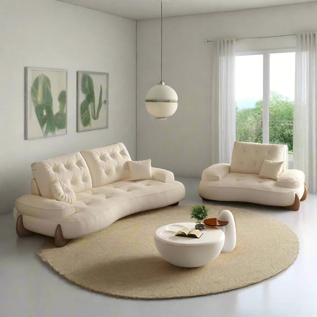 Stylish Modern Sofa Set for Living Room - Elegant & Comfortable Home Furniture for Relaxing, Entertaining & Family Gatherings