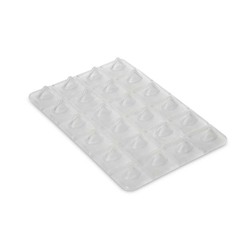 Crab Grab Shark Teeth Stomp Pad - Clear Non-Slip Snowboard Traction Pad for Enhanced Grip & Safety on Icy Slopes | Perfect for Snowboarding & Winter Sports