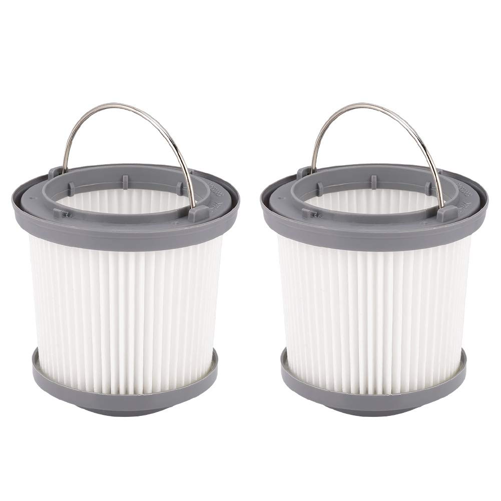 2-Pack Wet Dry Vacuum Filter Cartridges - Replacement Fabric Filters Compatible with PVF110, PHV1210, PV1020L/PD11420L PHV1810 - Ideal for Workshop, Garage & Home Cleaning