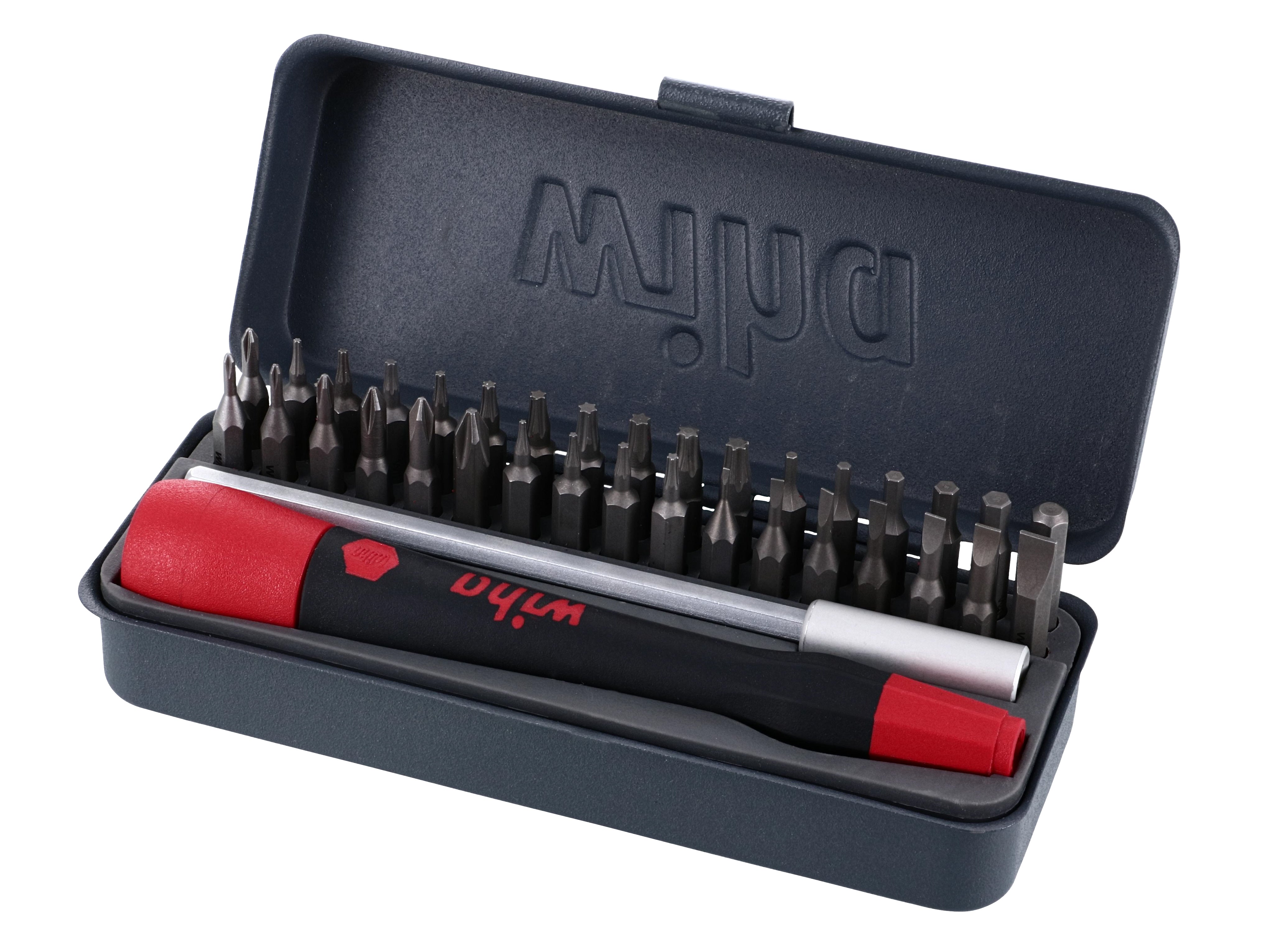 Wiha Tools 75958 36-Piece GoBox Precision Micro Bit Set - Professional Screwdriver Bits for Electronics, Jewelry & Small Appliances - Perfect for DIY, Repair & Crafting Projects