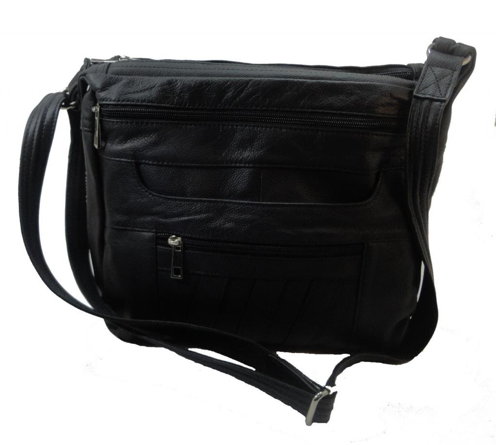 Leather Concealed Carry Crossbody Gun Purse with Holster & Lock - Secure & Stylish CCW Handbag for Women | Perfect for Everyday Carry, Travel & Outdoor Activities