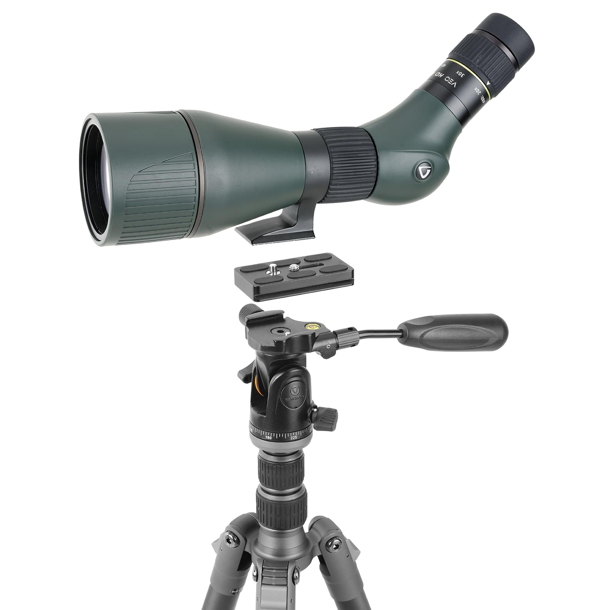 Vanguard VEO 3GO 235AP Aluminum Travel Tripod with 2-Way Pan Head - Lightweight Compact Tripod for Travel Photography, Vlogging & Outdoor Adventures