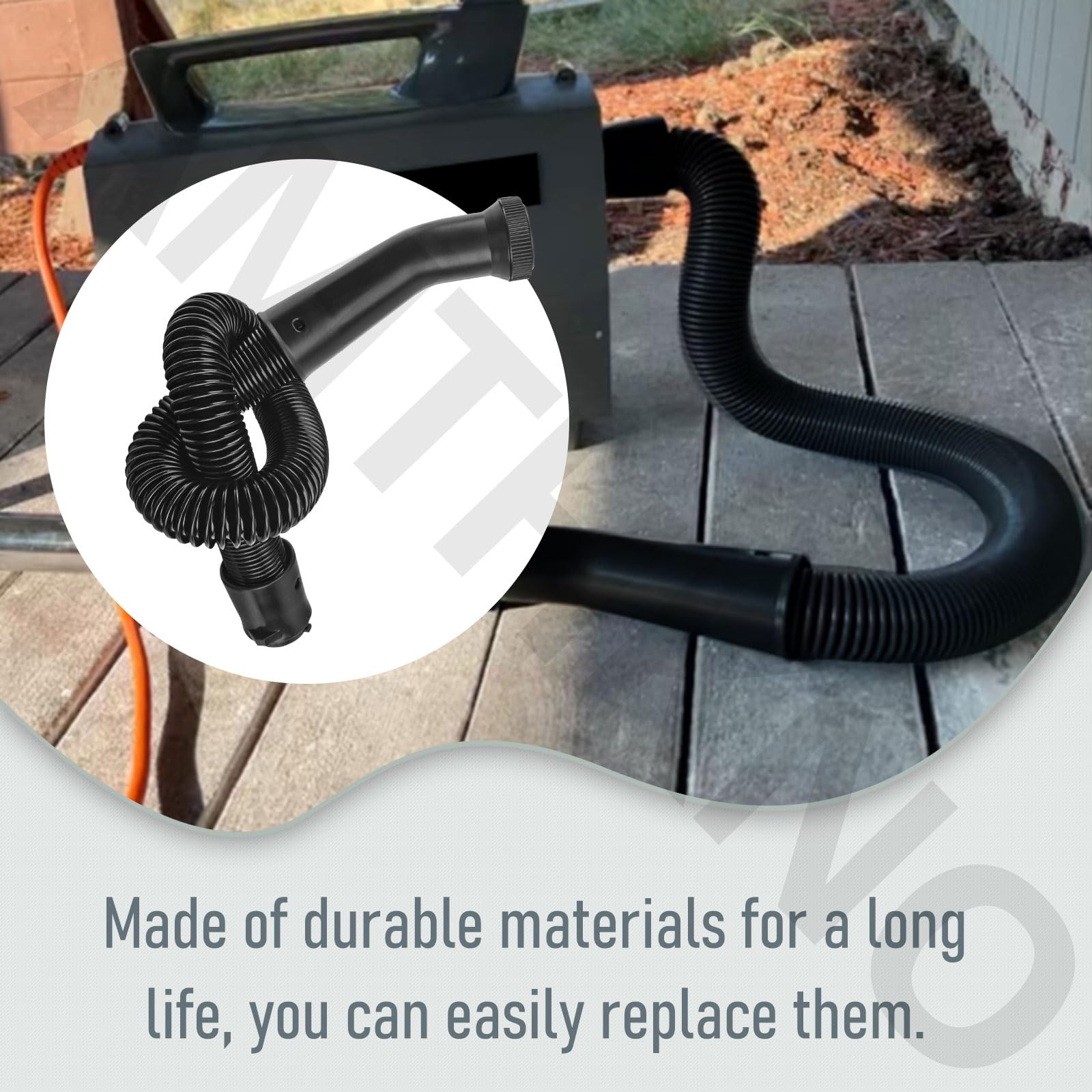 Hoover PortaPower Dialamatic Vacuum Hose - Compatible with C2094, CH30000 & Commercial Shoulder Vac Models (Part# 43434239) - Durable Replacement for Home & Office Cleaning