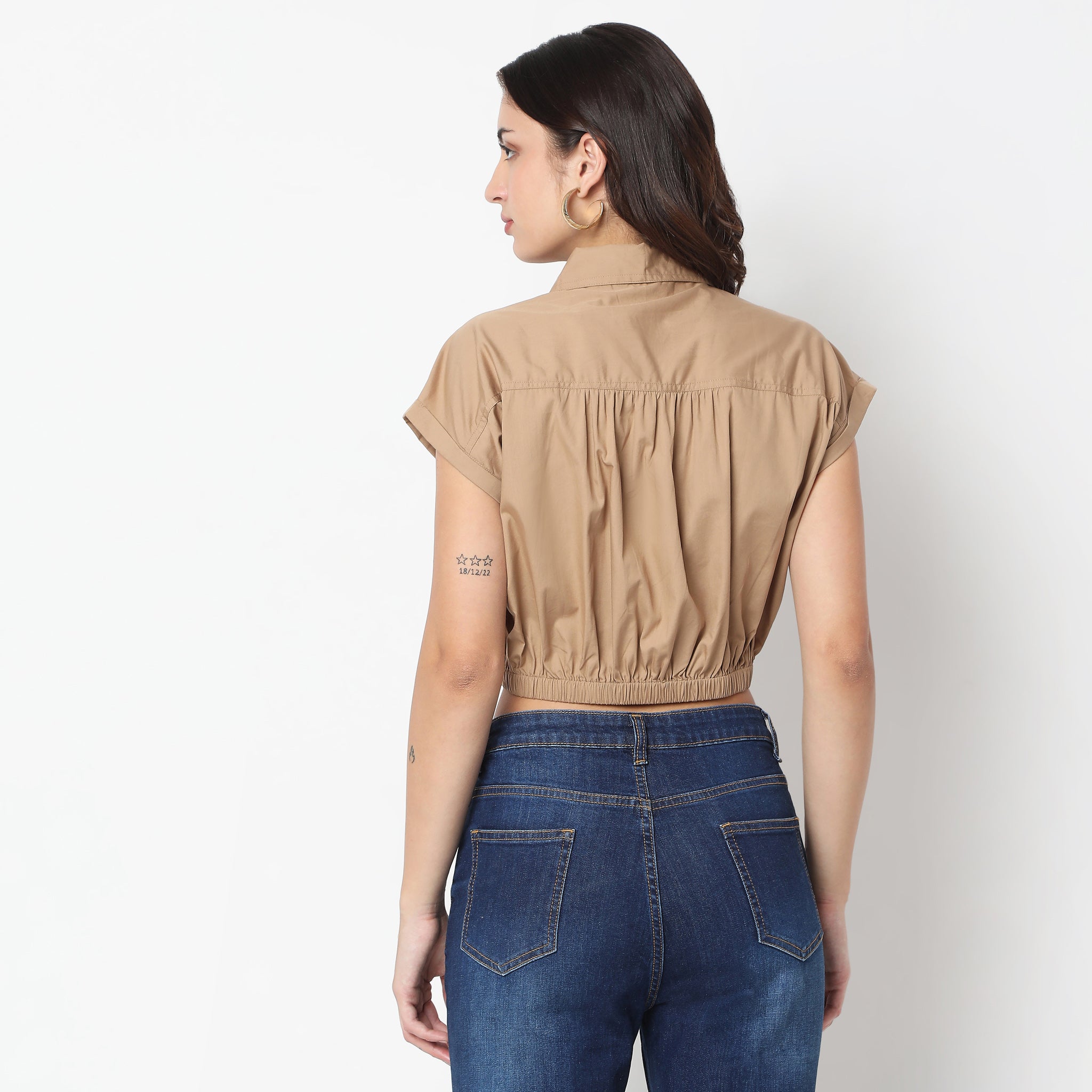 Boxy Fit Solid Shirt for Women - Comfortable Loose Fit Casual Top for Everyday Wear | Perfect for Office, Outings & Relaxing at Home
