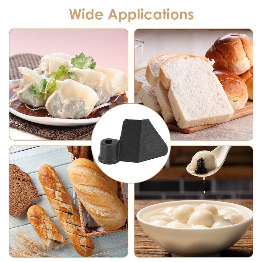 Non-Stick Bread Maker Paddle Replacement - Stainless Steel Kneading Blade for Bread Machine - Compatible with Most Home Kitchen Breadmakers (Type 2) | Perfect for Baking Homemade Bread, Pizza Dough & Pastries