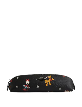 Coach Disney X Coach Holiday Print Pencil Case - Stylish School & Office Supplies for Students & Professionals