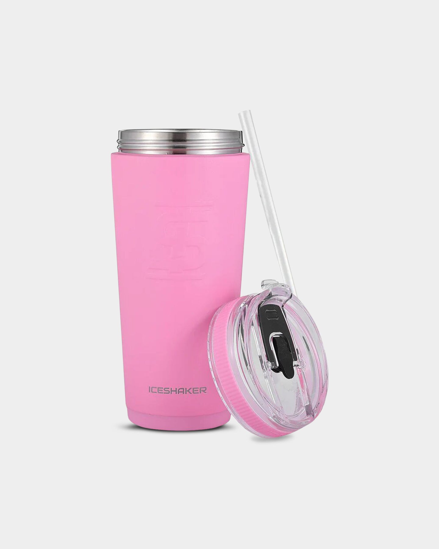 Insulated Ice Shaker Flex Bottle - Leakproof Stainless Steel Protein Shaker Cup for Gym, Workout & Travel - Keeps Drinks Cold for 24 Hours