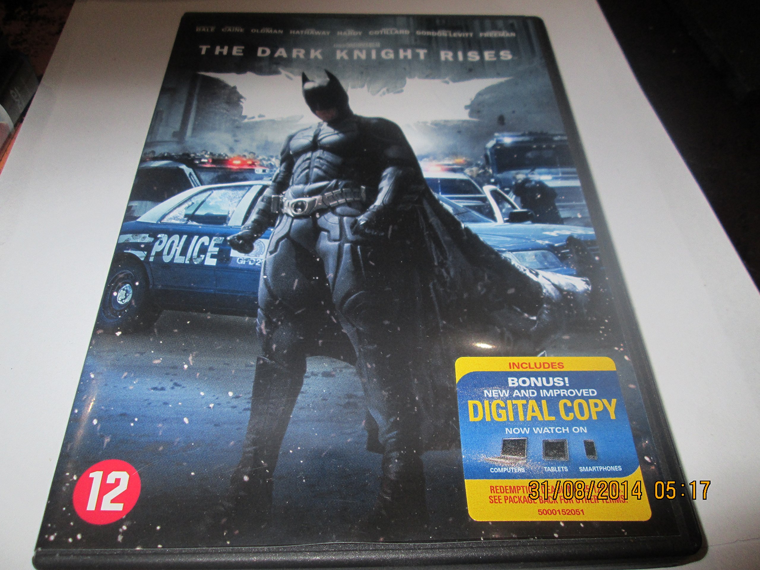 The Dark Knight Rises Movie - Official DC Comics Batman Film Blu-ray & DVD | Perfect for Home Theater, Movie Nights & Superhero Fans