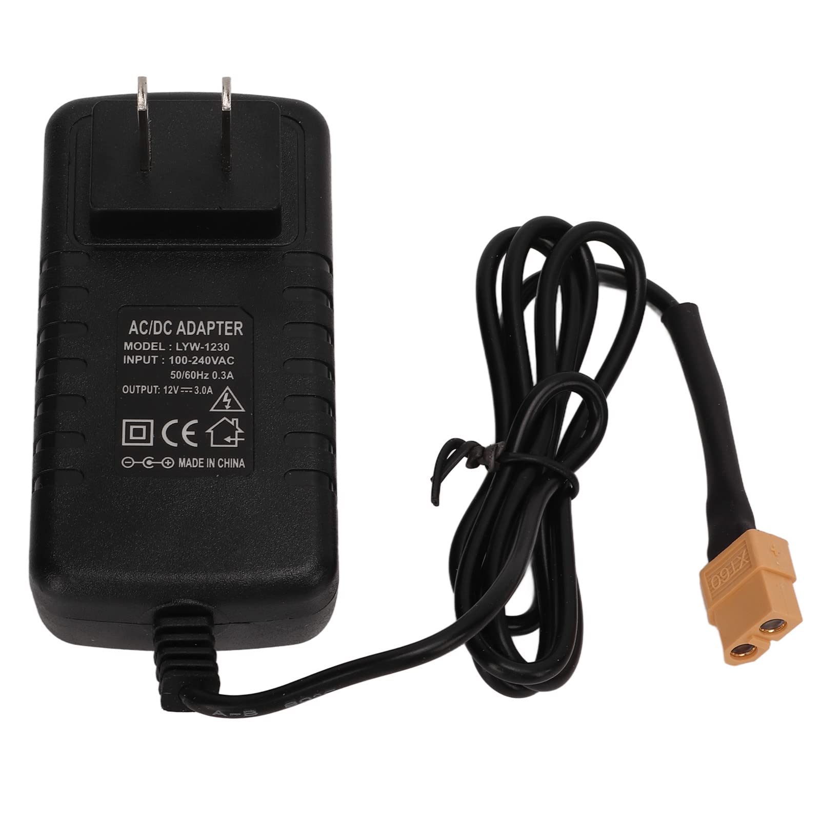 Professional Lipo Battery Charger Power Supply Adapter - 100-240V AC to DC Converter with US Plug - Durable ABS Charger for RC Drones, Toys & Home Electronics