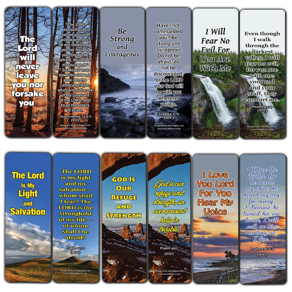 60-Pack Bible Verse Bookmarks for Emotional Comfort - Perfect for Faith Support & Disappointment Relief