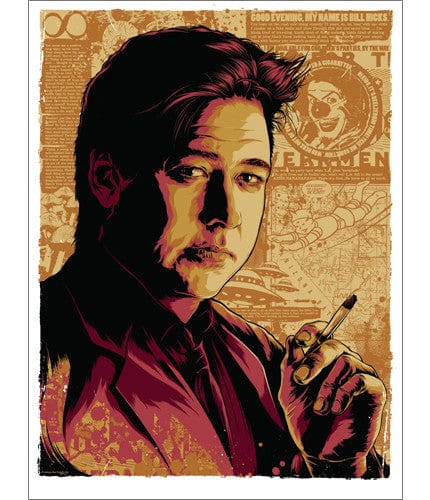 Bill Hicks Ken Taylor Vintage Poster - High Quality Art Print for Home, Office & Music Room Decor - Perfect for Fans & Collectors