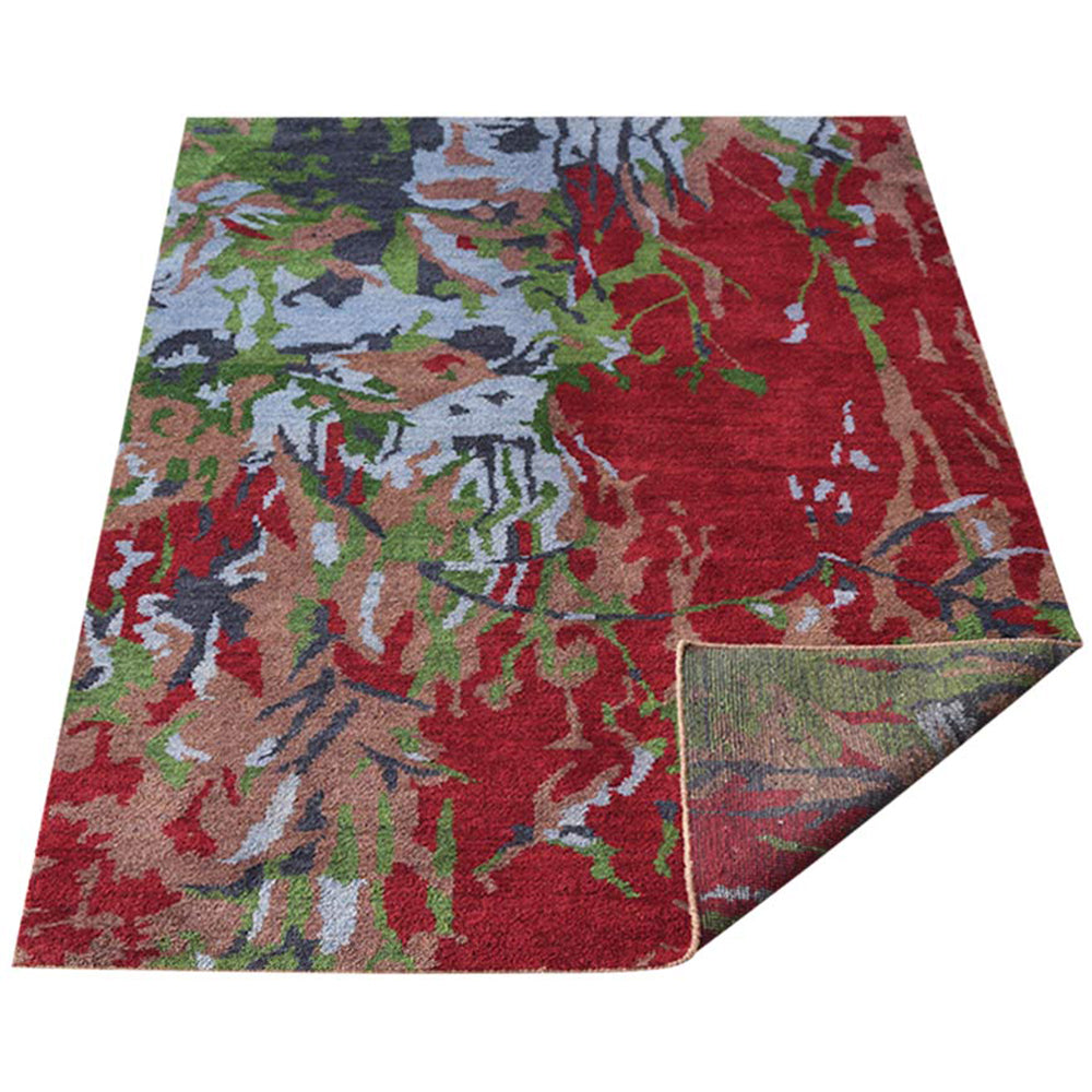 Prismatica Hand Knotted Rug - Premium Bohemian Style Area Rug for Living Room, Bedroom & Office - Soft & Durable Home Decor for Modern Interiors
