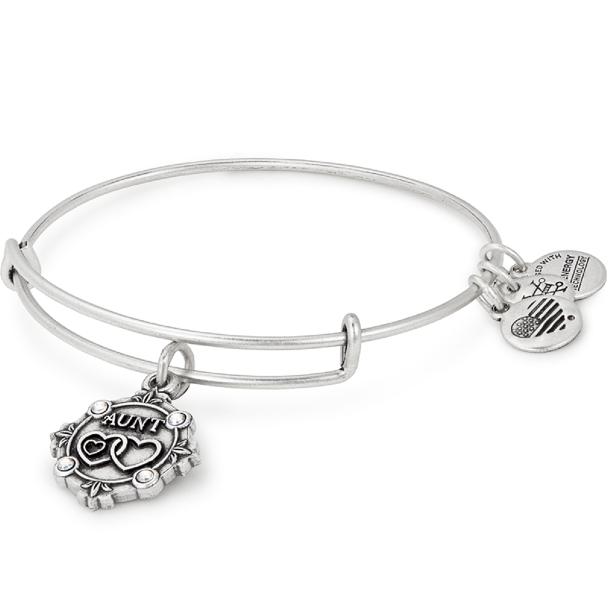 Stylish 'Aunt' Charm Bangle - Elegant Jewelry Gift for Women, Aunts & Loved Ones - Perfect for Birthdays, Anniversaries & Special Occasions