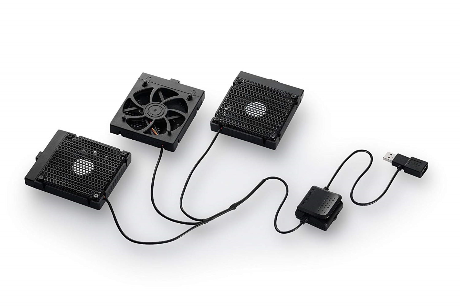 Cooler Master NotePal U3 Plus Laptop Cooling Pad with 3 Adjustable Fans - Portable Laptop Stand for Gaming & Work, Prevents Overheating for MacBook, Dell, HP (Home Office & Travel Use)
