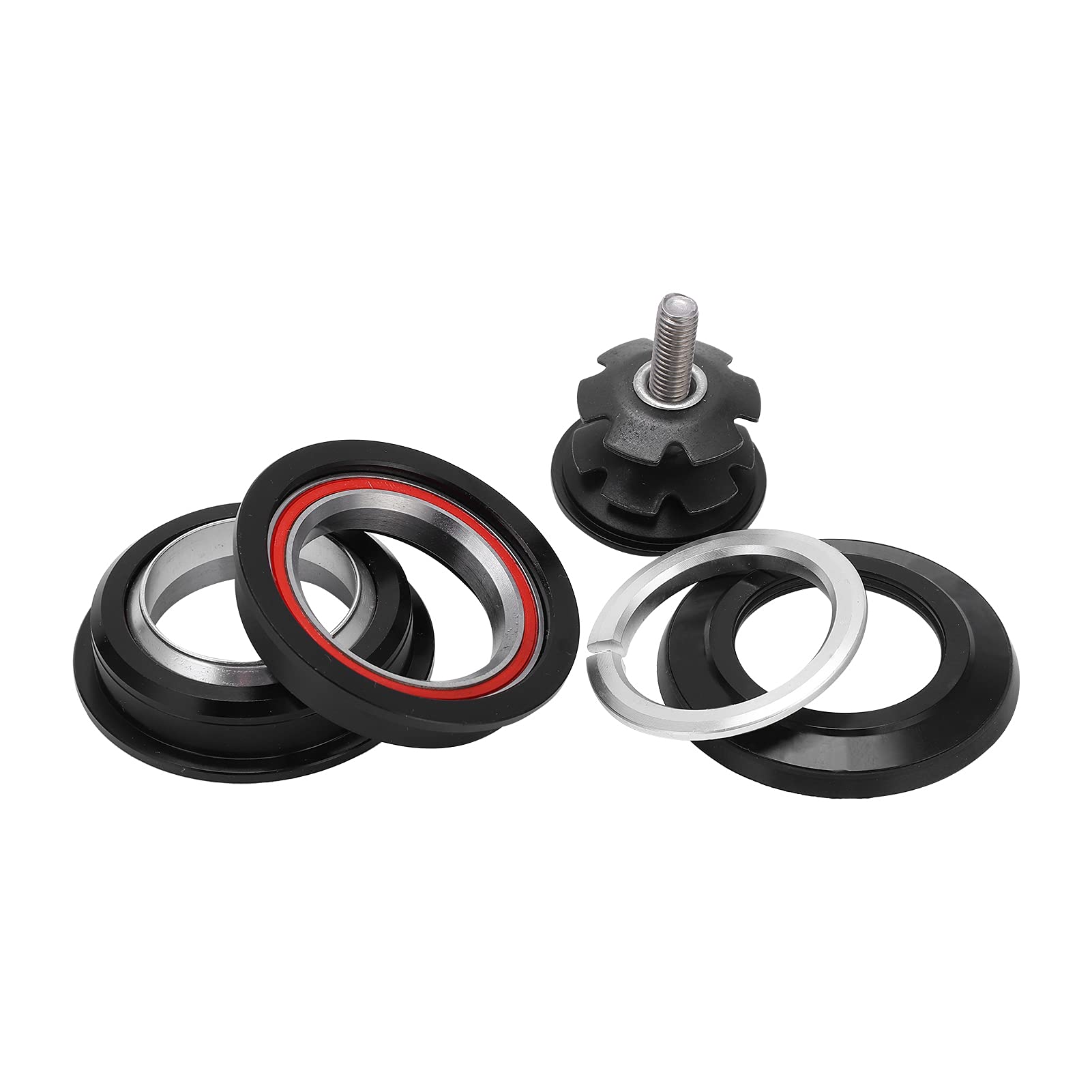Alomejor 44mm Mountain Bike Headset Bearing Set - Double Sealed Bearings for Smooth Cycling - Compatible with Most MTB Bottom Brackets - Perfect for Trail Riding and Mountain Biking Adventures
