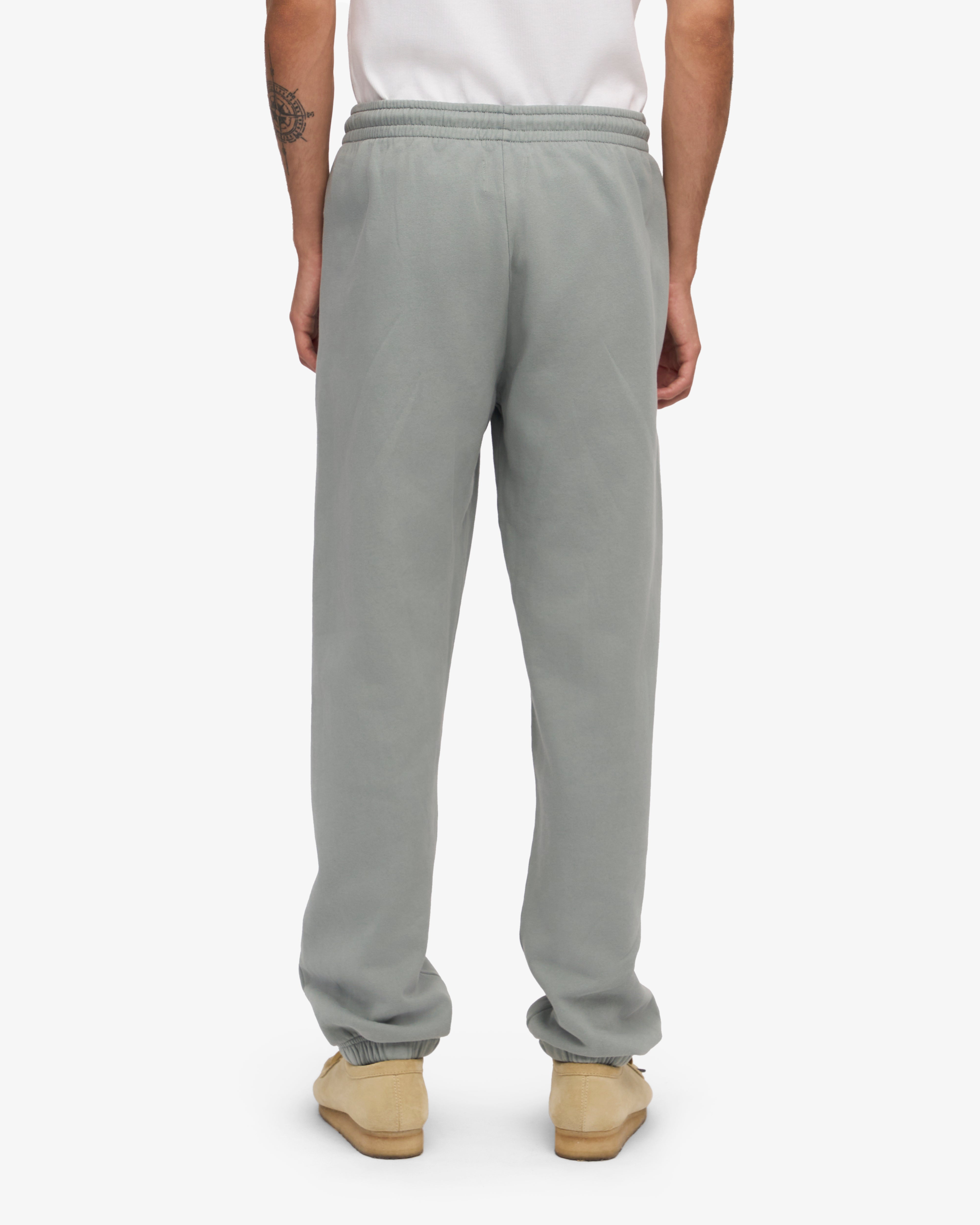 Premium Organic Cotton Sweatpants for Men & Women - Soft & Comfortable Steel Blue Joggers for Lounge, Yoga & Workout
