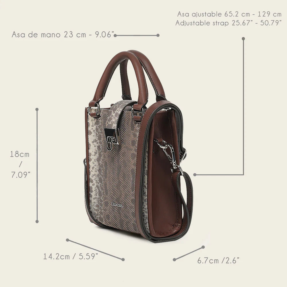 Stylish Natural Cuadra Casual Fashion Handbag for Women - Perfect for Everyday Use, Work, and Travel