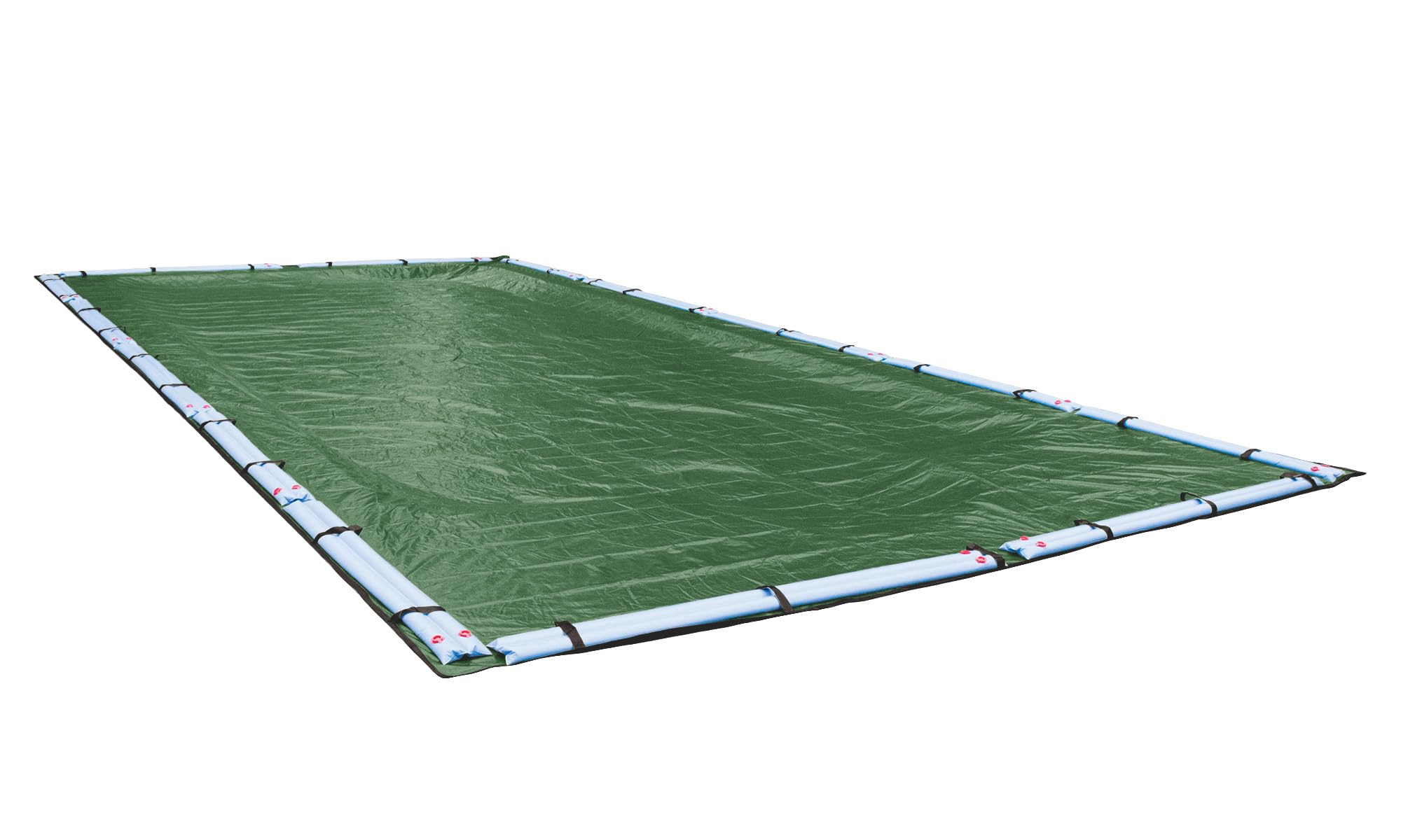 Pool Mate 501836R-PM Professional-Grade Rip-Shield Winter In-Ground Pool Cover 18x36 Feet Meadow Green - Heavy Duty Protection for Cold Weather & Snow Loads