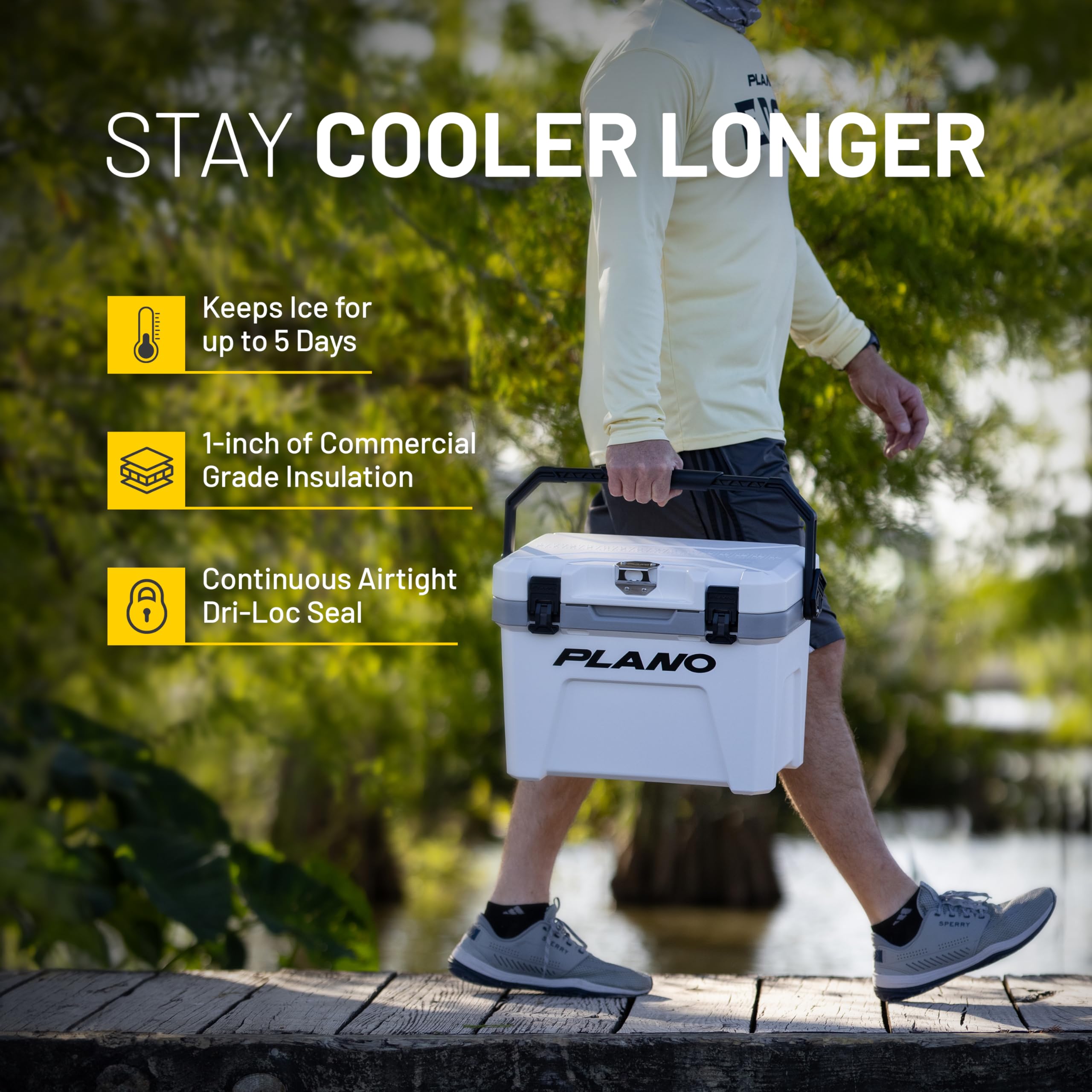 Plano Frost Cooler - Premium Unisex Insulated Cooler for Camping, Picnics & Outdoor Adventures - Keep Drinks Cold for Hours