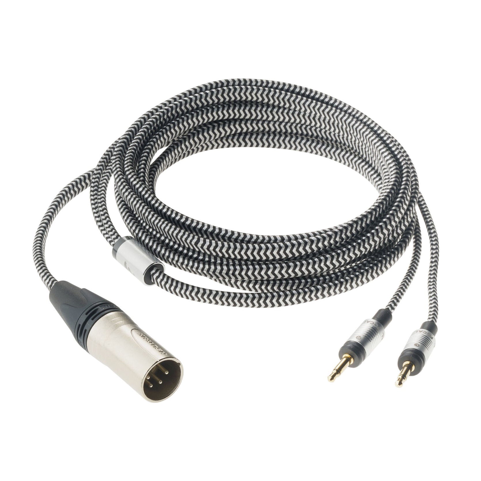 Premium Braided Replacement Cable for Focal Elear, Stellia, Elegia, Radiance & Celestee Headphones - High-Quality Audio Upgrade for Home Studio & Professional Listening
