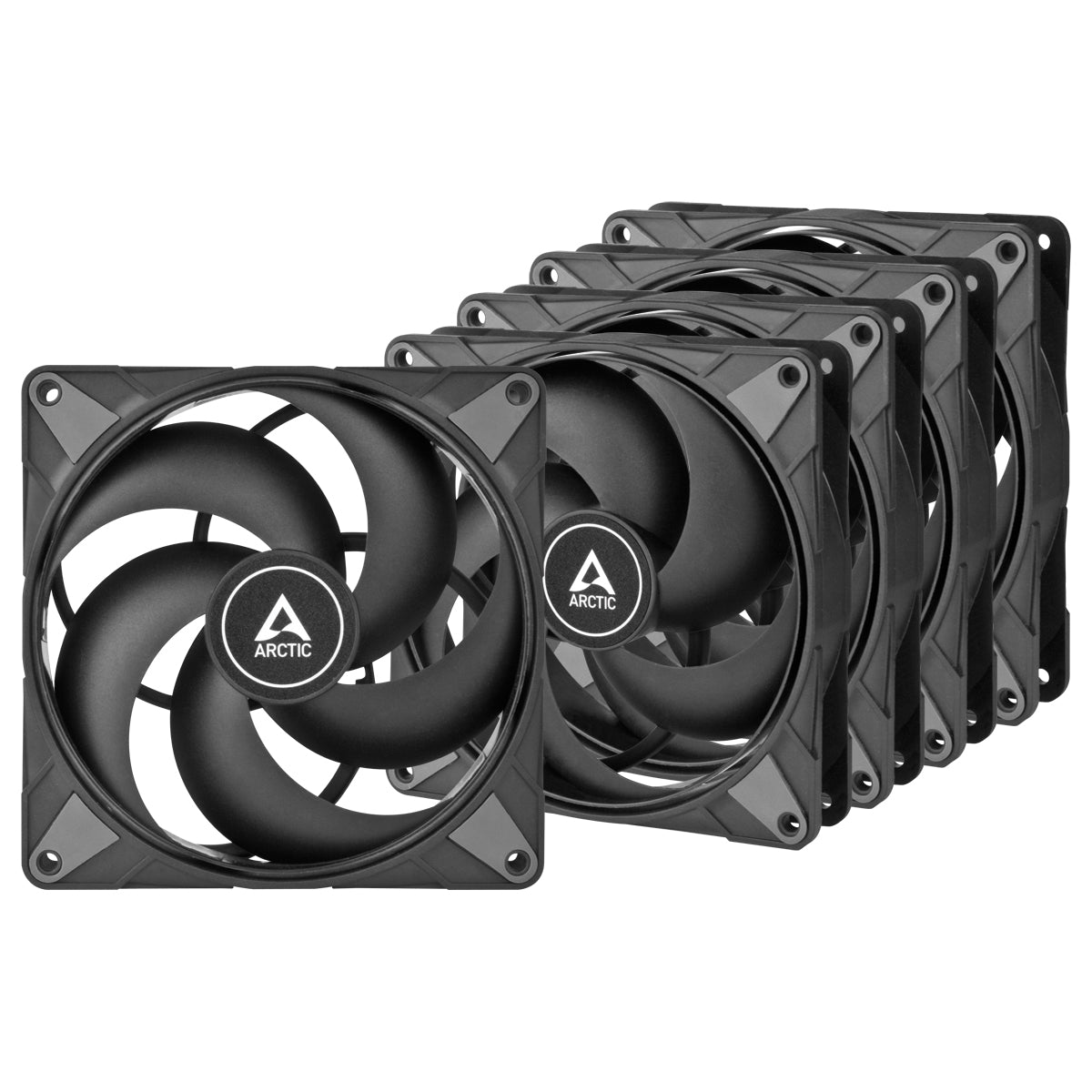 Arctic P14 Max PWM 140mm High Performance Cooling Fan - 5 Pack for PC Case, CPU Cooler & Gaming Rig Airflow - Ultra Quiet Computer Case Fans with PWM Control