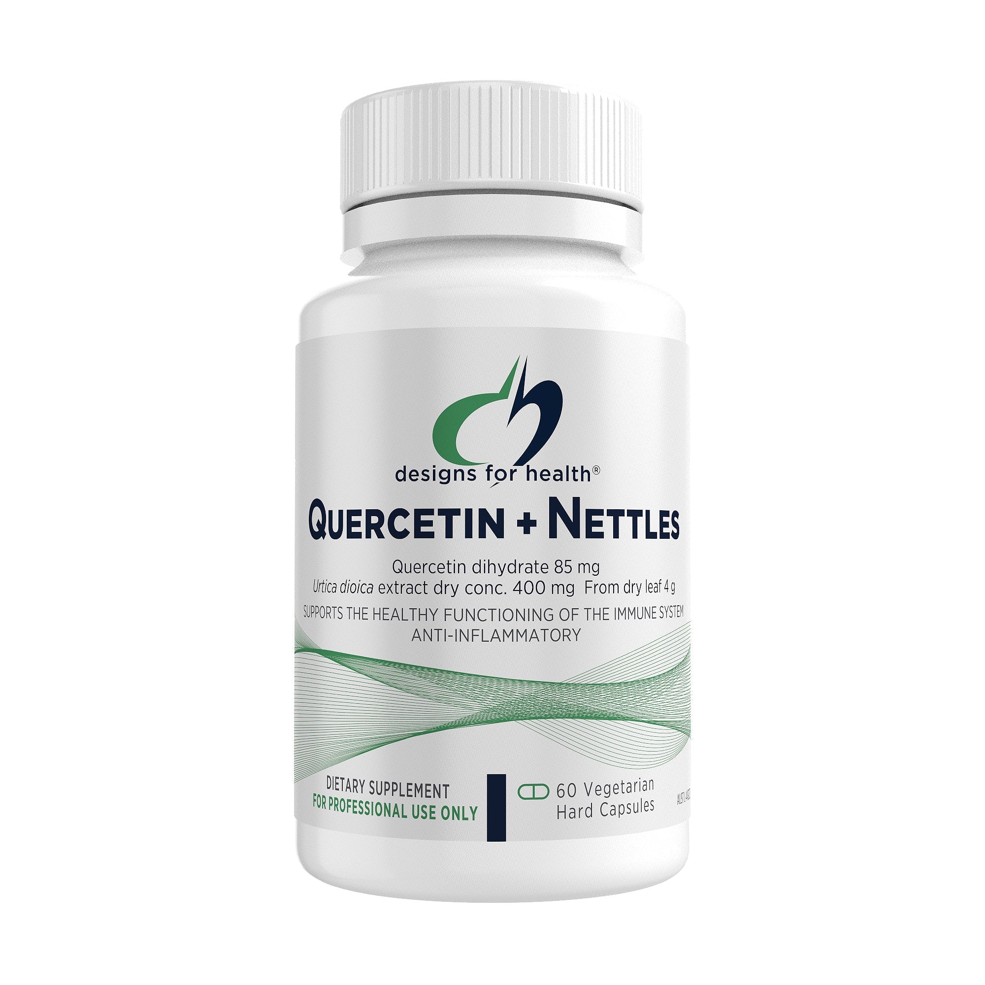 Designs for Health Quercetin + Nettles Supplement - 60 Vegan Capsules for Immune Support & Allergy Relief - Supports Seasonal Wellness & Respiratory Health
