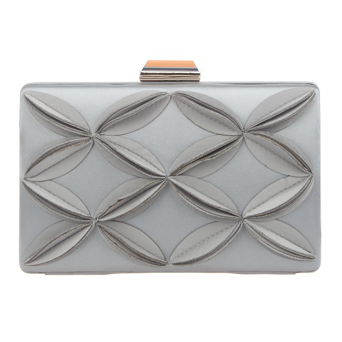 Elegant 3D Applique Evening Clutch Bag for Women - Perfect for Parties, Weddings & Special Occasions