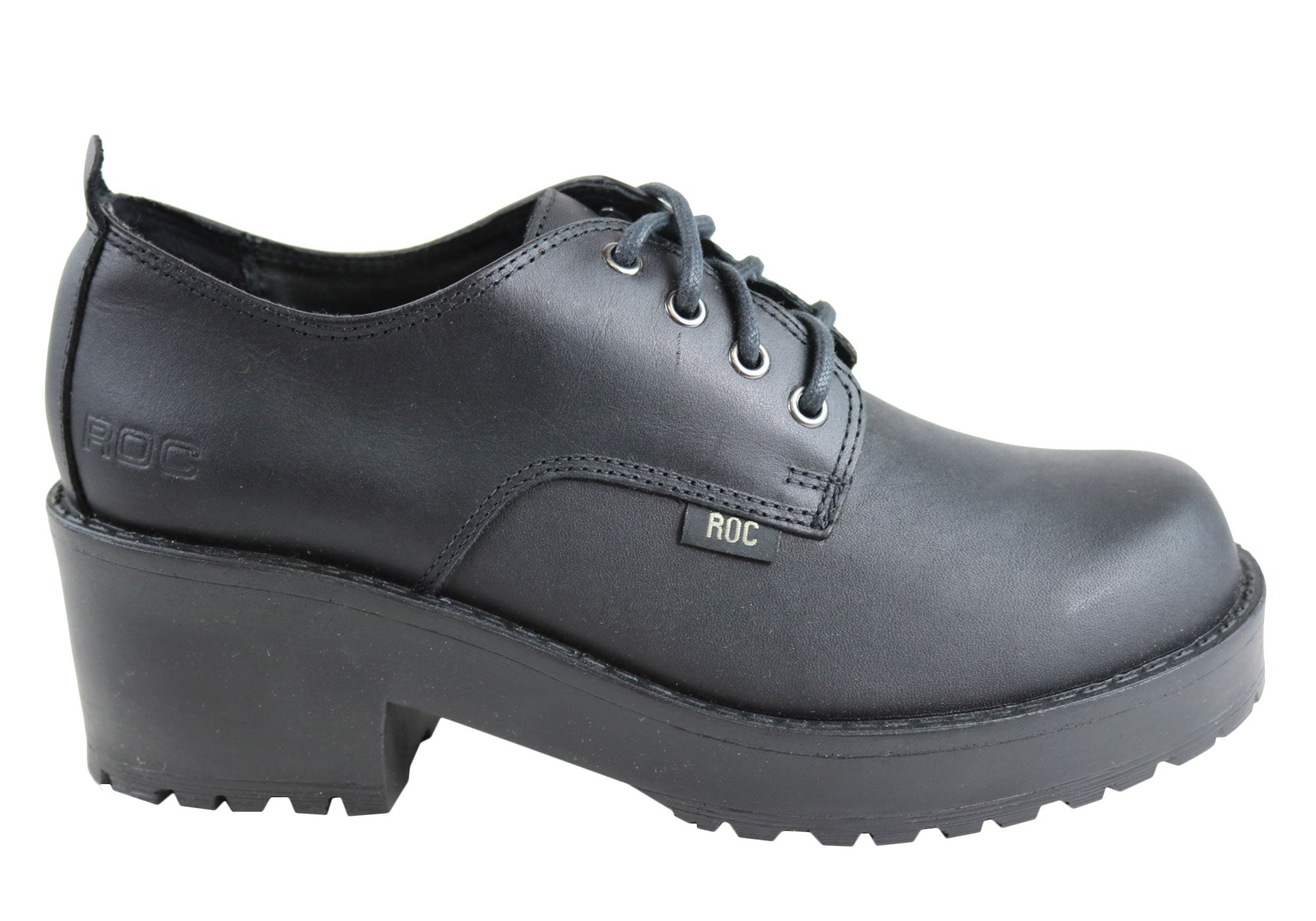 ROC Chickadee Women's Heeled School Shoes - Comfortable & Stylish for Senior Girls & Ladies - Perfect for Class, Work, and Formal Occasions