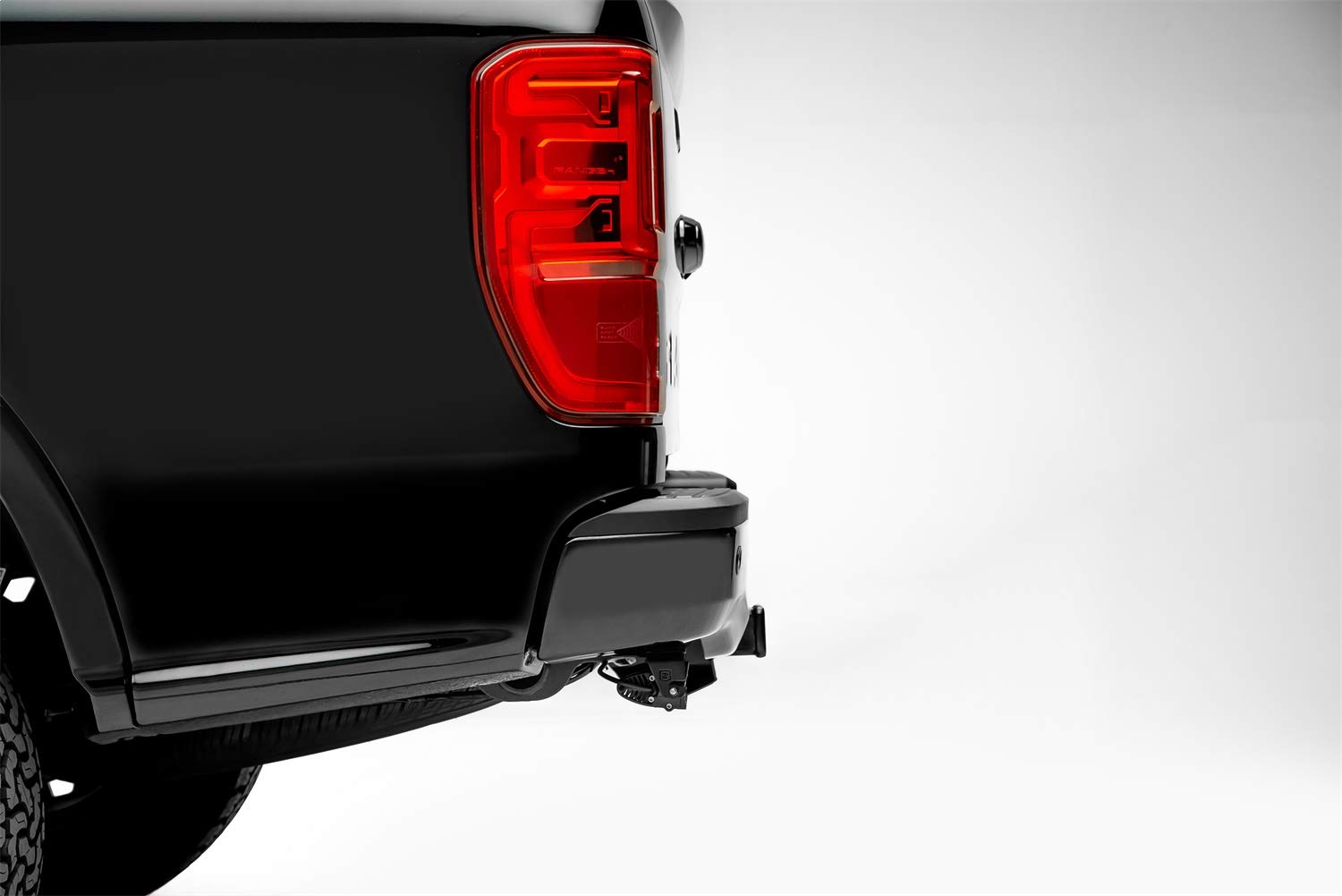 2019-2021 Ford Ranger Under Rear Bumper LED Light Mounting Bracket - Fits ZROADZ 6 Inch & Similar LED Lights (Lights Not Included) - Black PN Z385881 - Perfect for Off-Roading & Night Driving