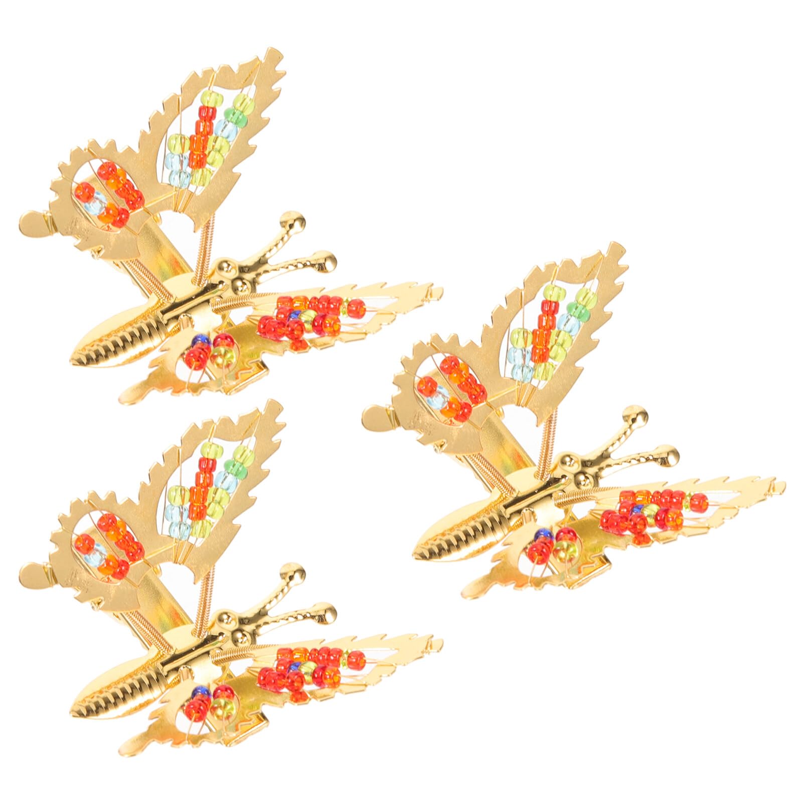 Mikinona Small Butterfly Hair Clips - Cute Hair Accessories for Thin & Braided Hair - Perfect for School, Work & Special Occasions