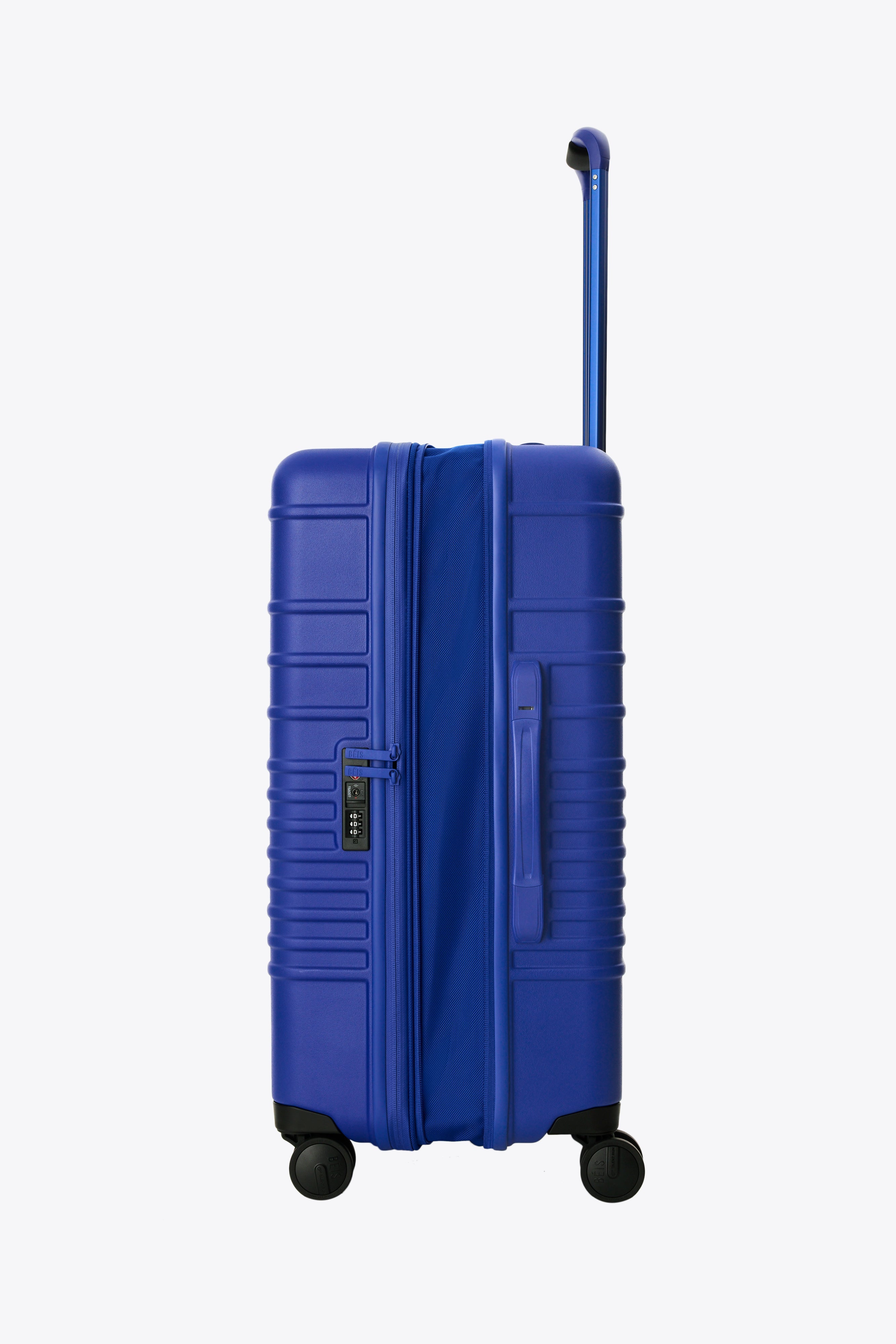 Cobalt Blue Medium Check-In Roller Luggage - Perfect for Air Travel & Weekend Getaways