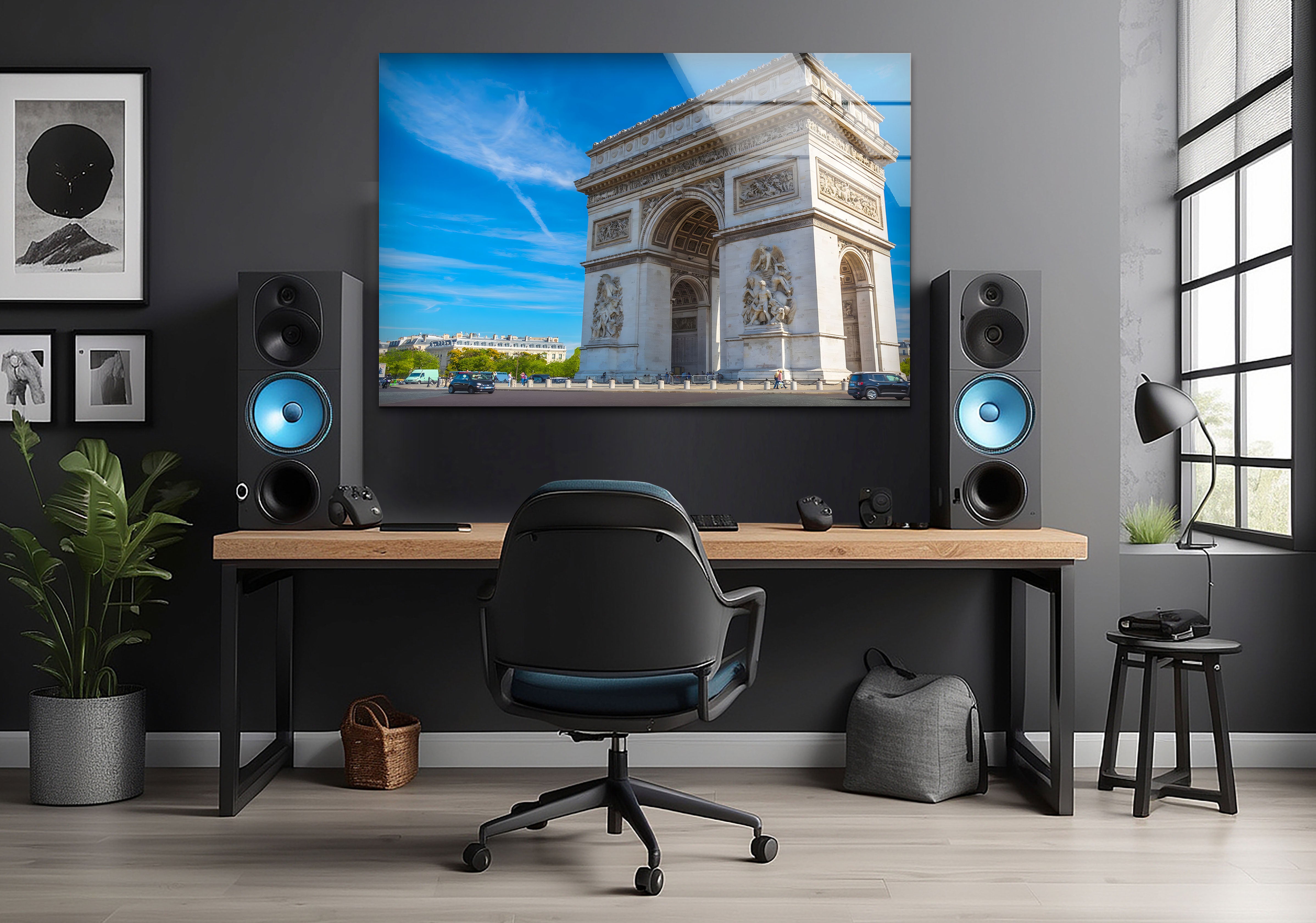 Arc de Triomphe Paris Replica - Classic French Landmark Sculpture for Home Decor, Office Display & Gift Giving