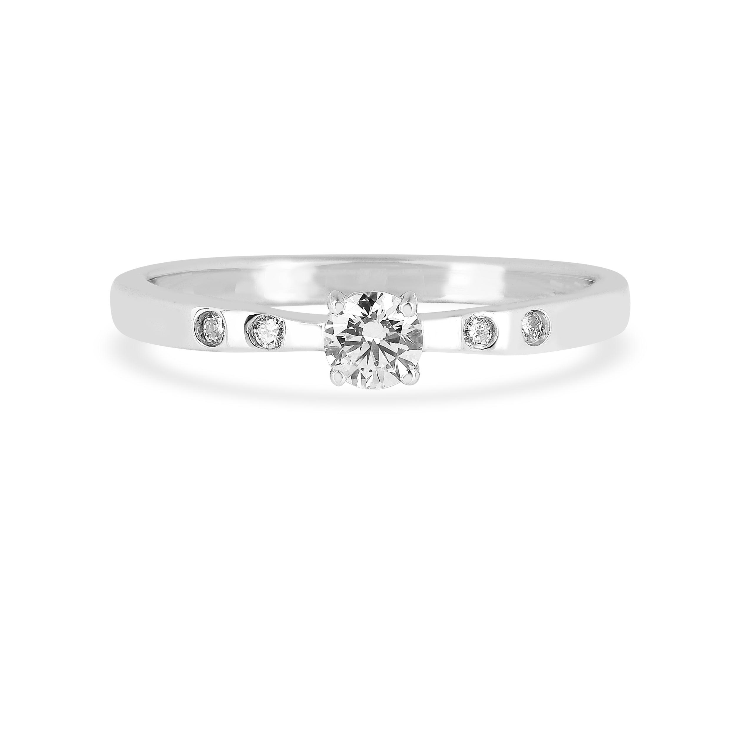 1.5 Carat Lab Grown Diamond Solitaire Engagement Ring in Sterling Silver for Women - Perfect for Proposals, Anniversaries & Special Occasions