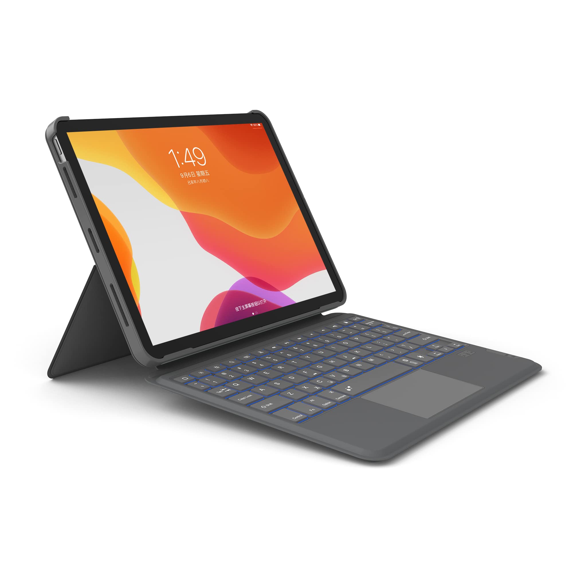 WIWU iPad Pro 11 Inch Keyboard Case (2022 4th & 2018 1st Gen) with Trackpad - Detachable Wireless Keyboard for iPad Air 5th/4th Gen - Perfect for Work, Study & Travel