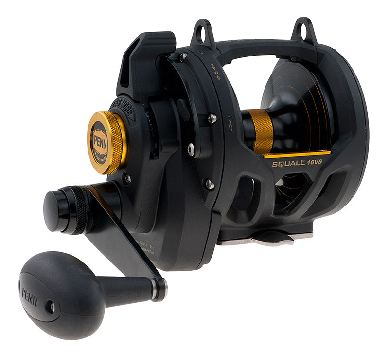 Penn Squall Lever Drag 2-Speed Conventional Fishing Reel - Saltwater & Freshwater Fishing for Tuna, Marlin & Big Game Fish