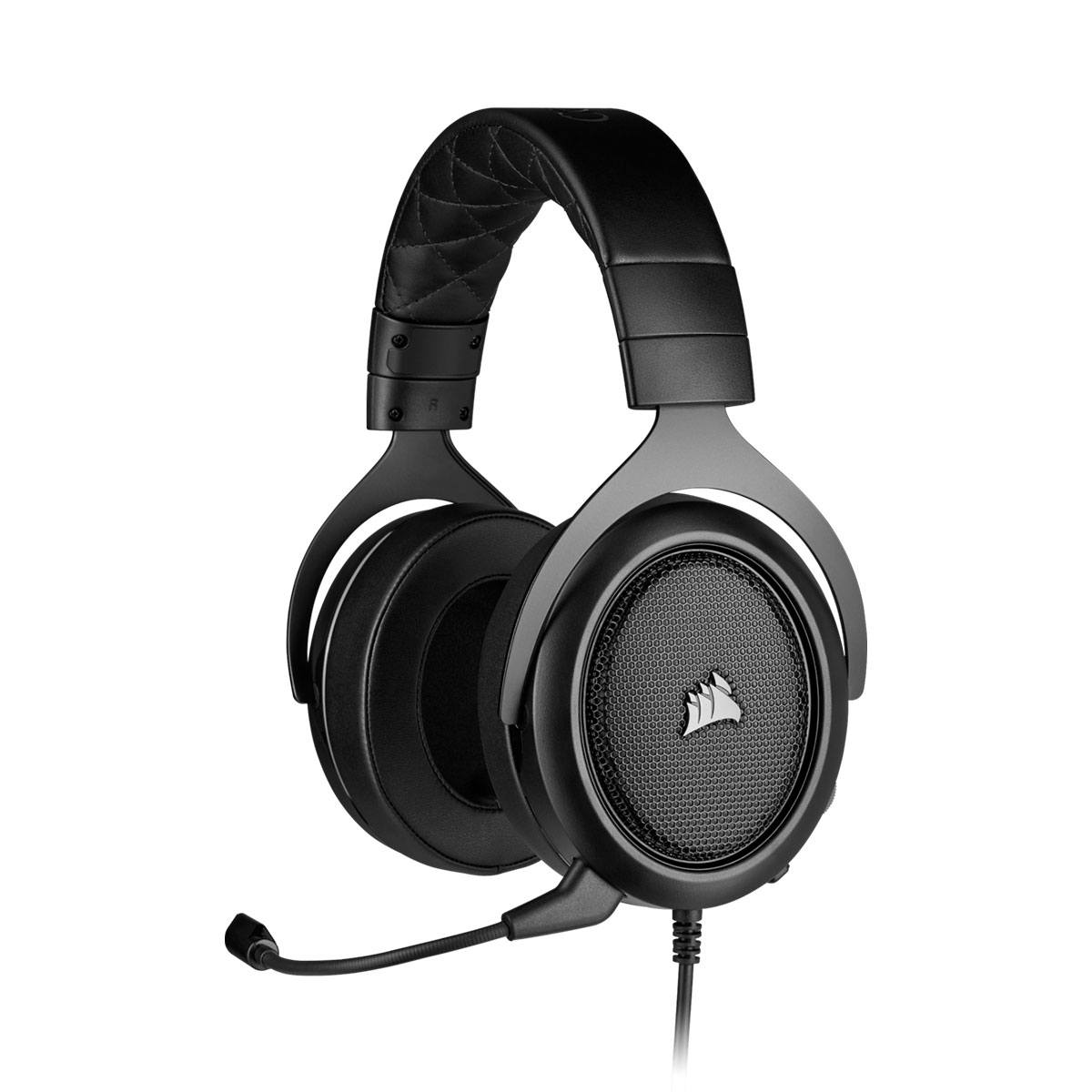 Corsair HS50 Pro Stereo Gaming Headset with Memory Foam Ear Pads - Black | PC, PS4, Xbox One, Nintendo Switch | Immersive Sound for Competitive Gaming & Streaming