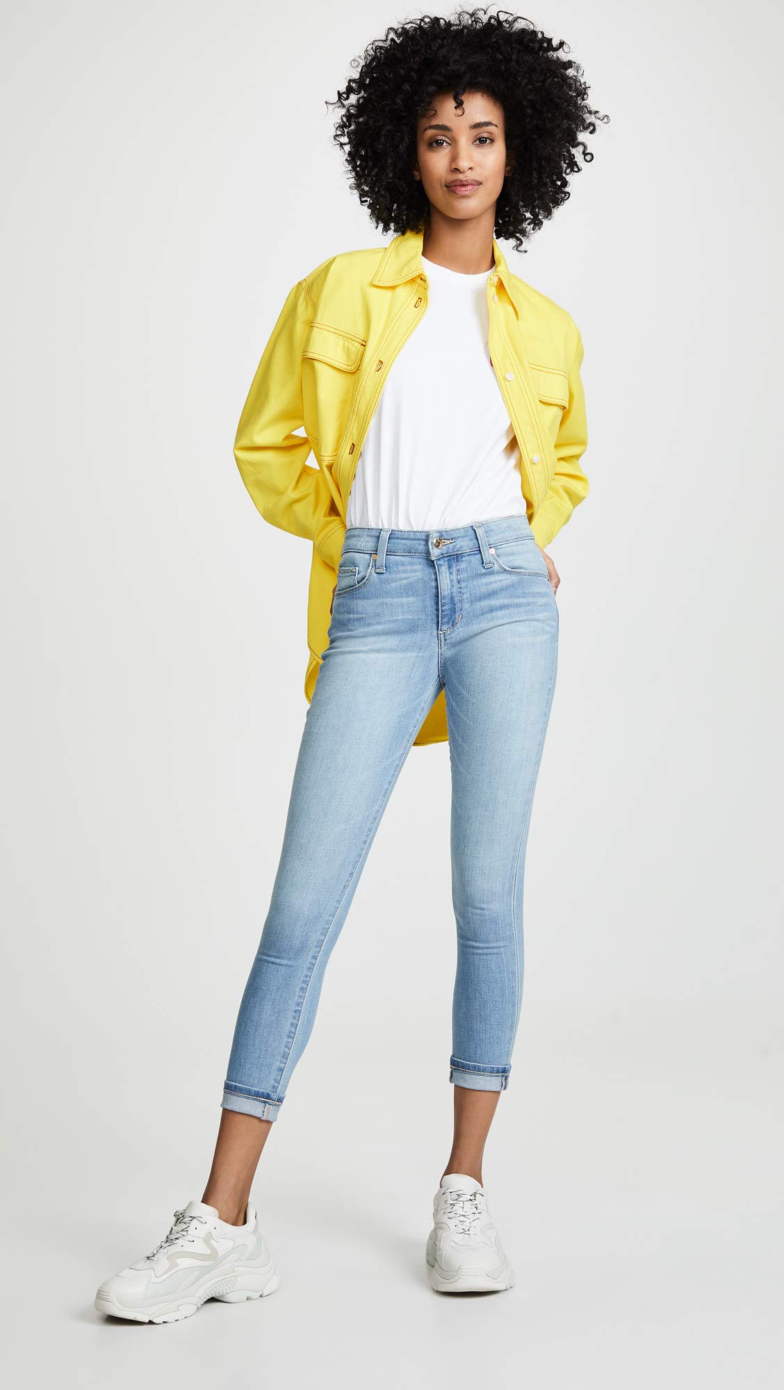 Joe's Jeans Women's Icon Mid-Rise Skinny Crop Jean - Stretch Denim Pants for Casual & Night Out | Perfect for Work, Date Night & Everyday Wear