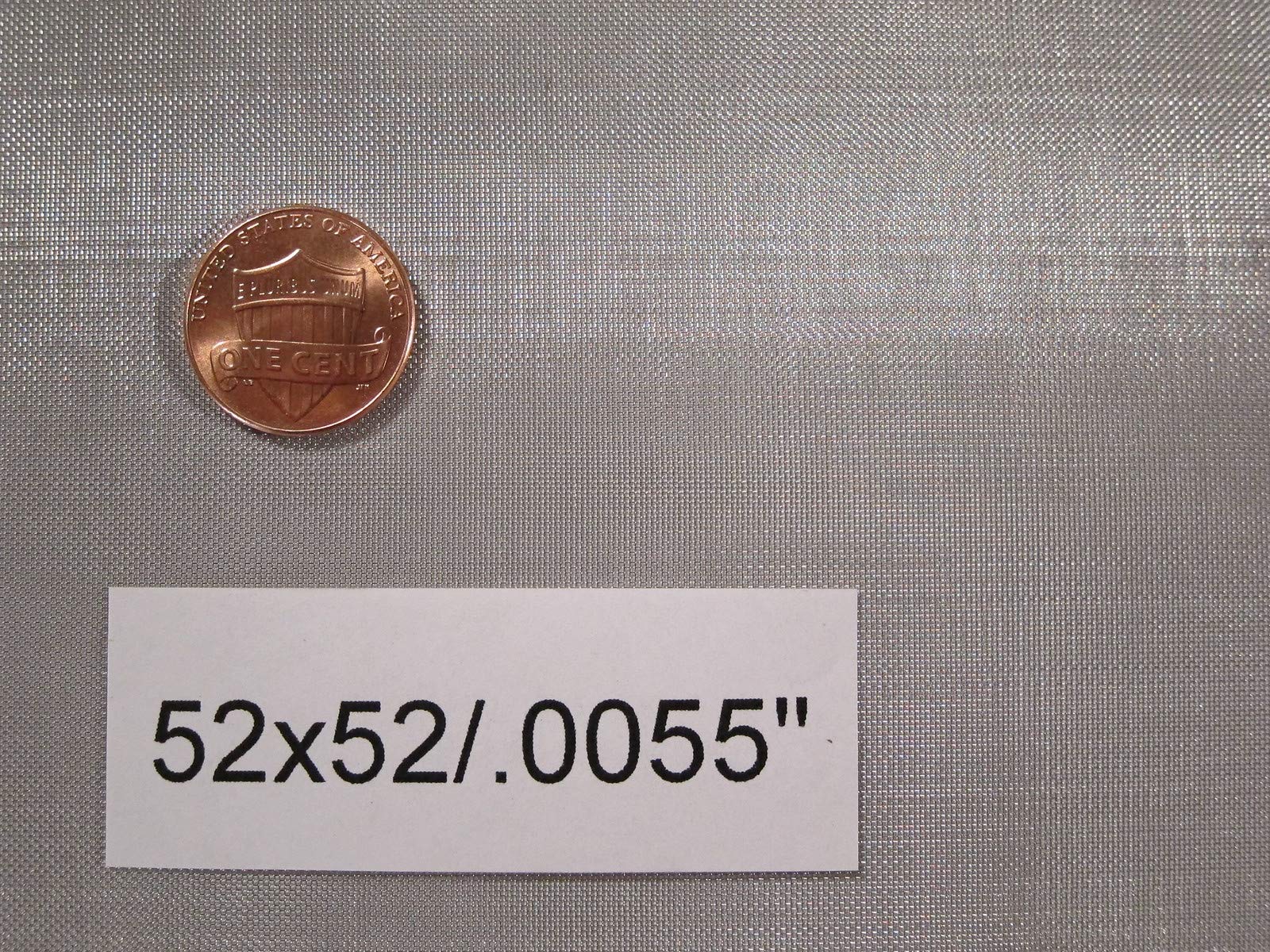 316 Stainless Steel Wire Mesh Roll - .0055