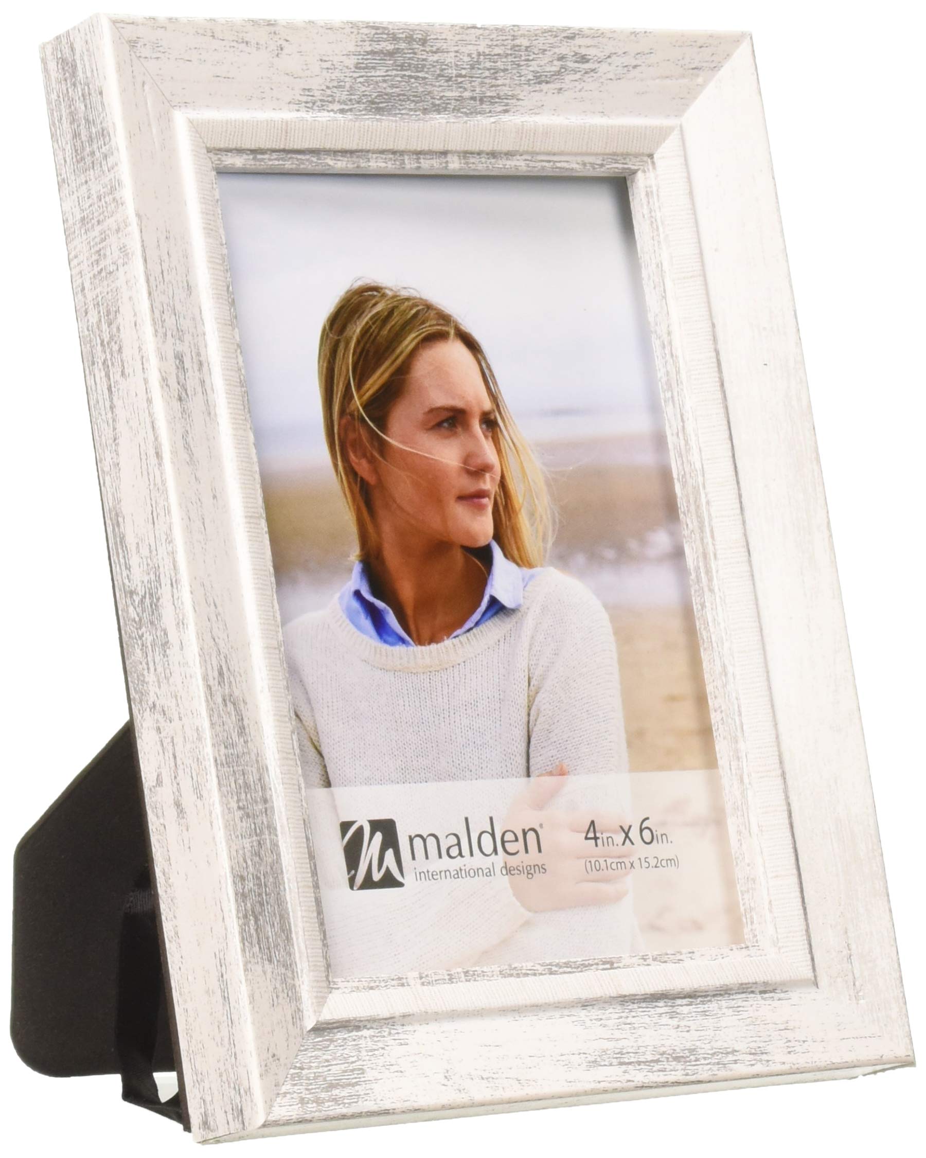4x6 White Picture Frame - Malden FITS for Wall Display, Tabletop Decor, Photo Gifts & Home Office Decorations