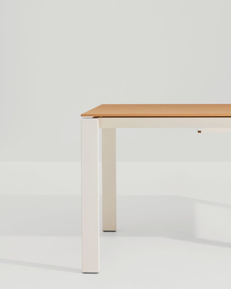 Midj Badu Dining Table with Durable Melamine Top - Perfect for Kitchen, Dining Room & Outdoor Entertaining