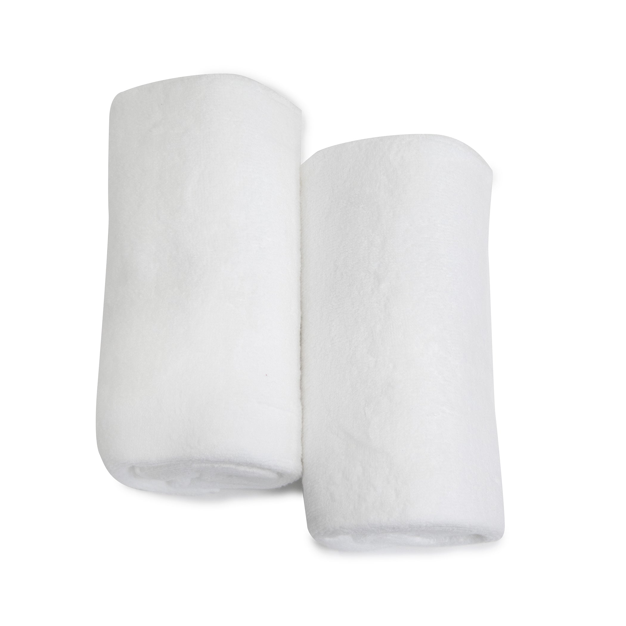 Premium Terrazzo Baby Bath Towels 2-Pack - Soft & Absorbent White Hooded Towels for Newborns & Toddlers - Perfect for Bath Time, Swimming & Spa Days